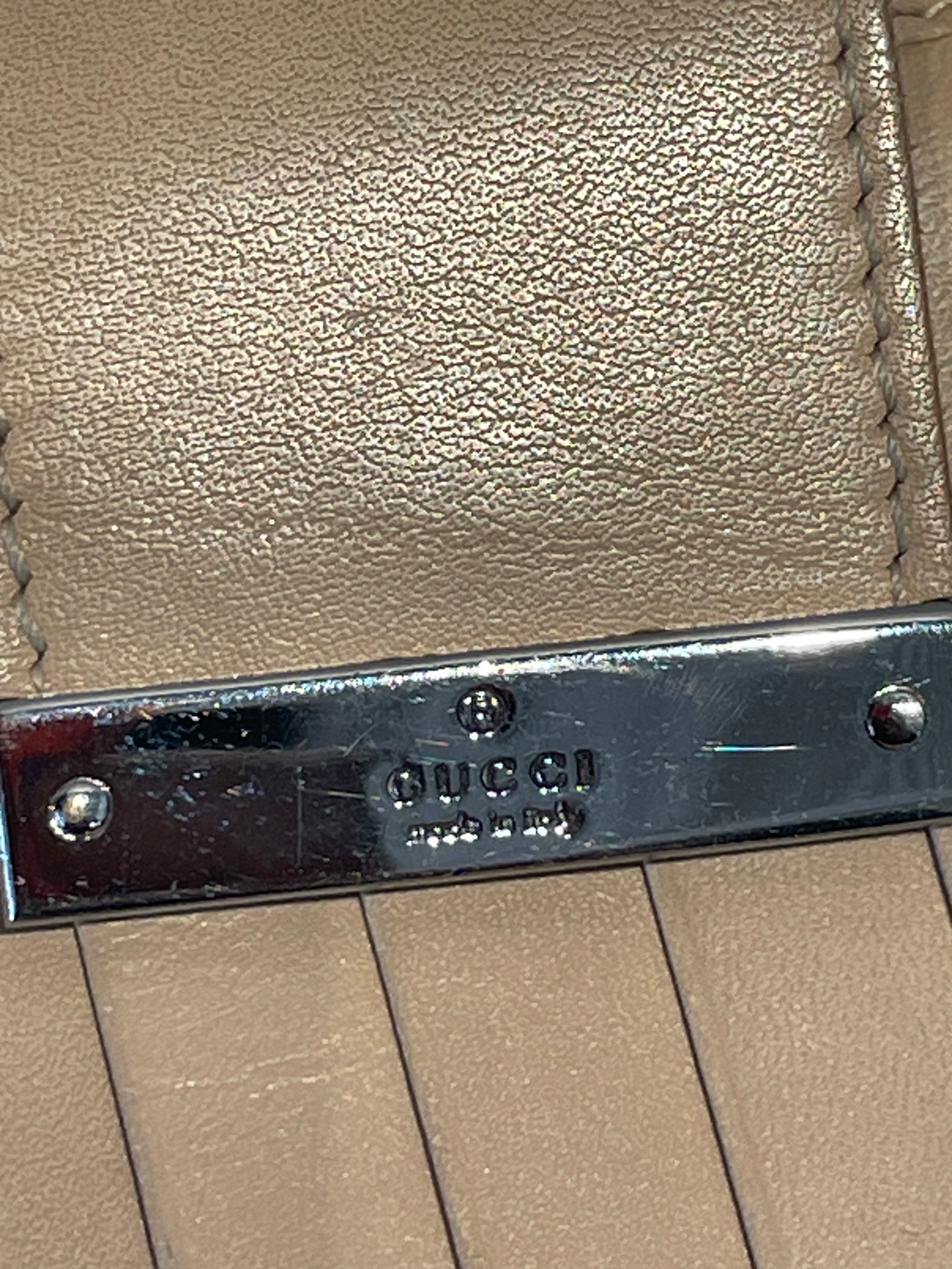 GUCCI/Wallet/Monogram/Nylon/BEG/Compact Bifold Wallet view 5
