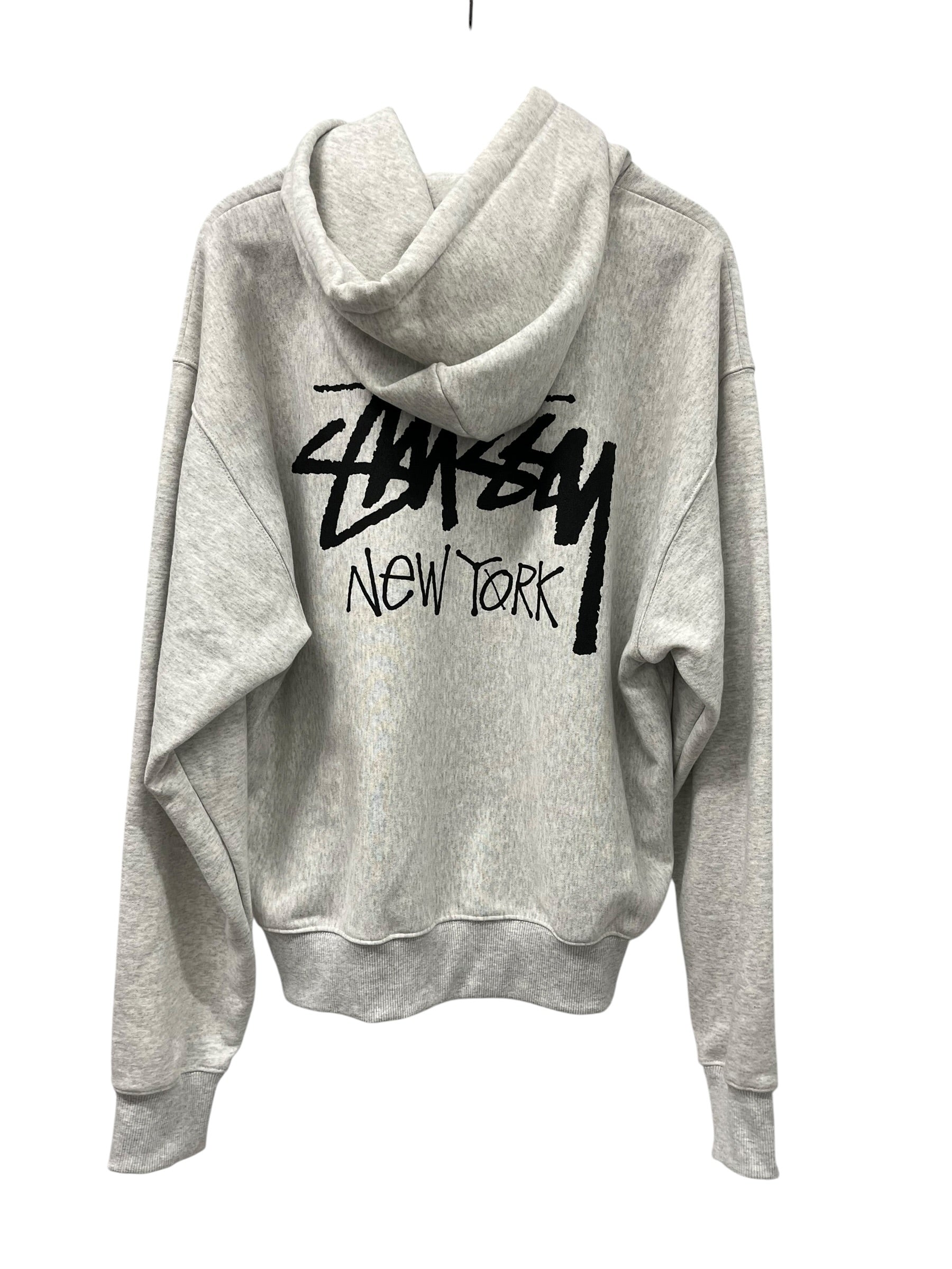 STUSSY/Hoodie/XL/Cotton/GRY/NEW YORK LOGO view 2