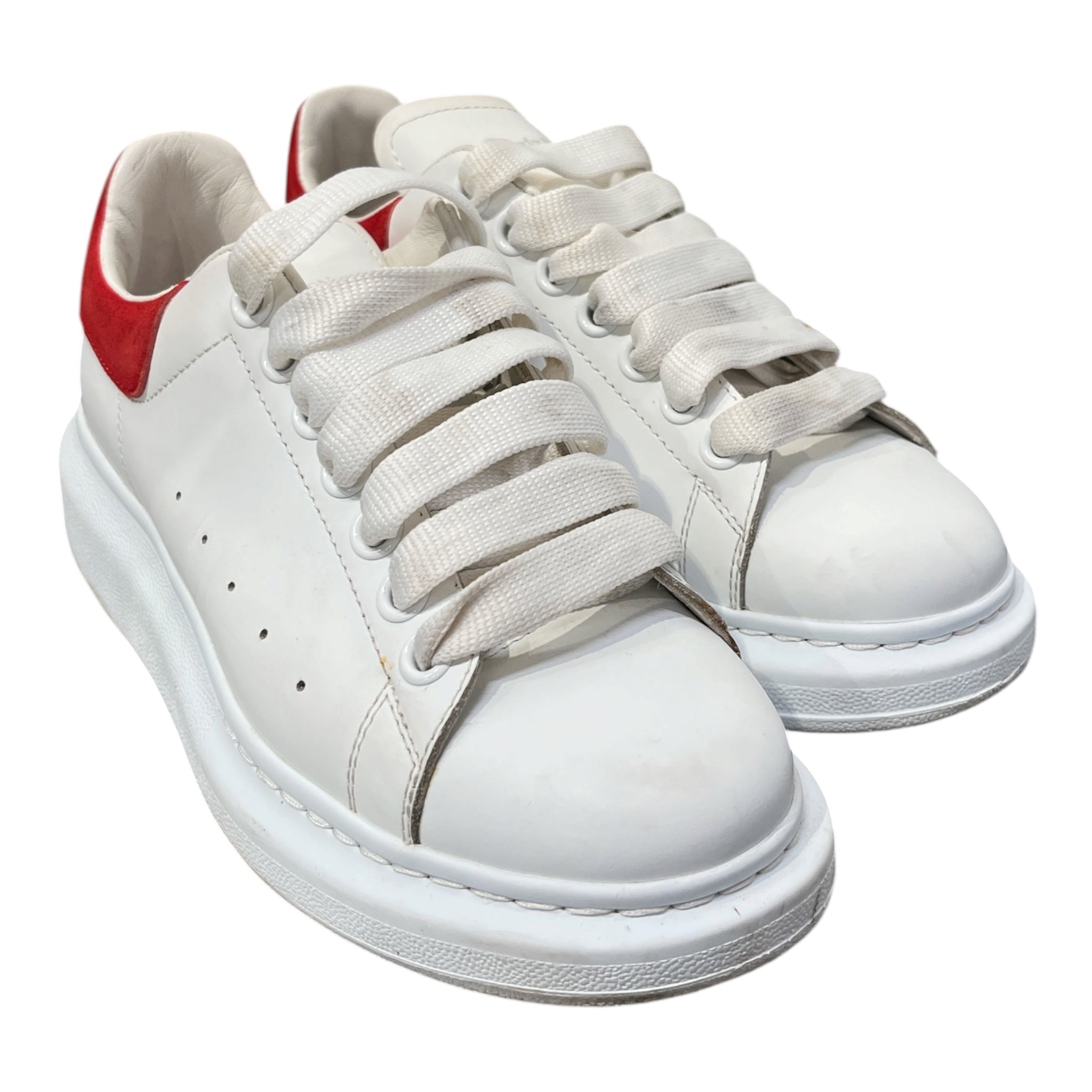 Alexander McQueen/Low-Sneakers/EU 37/WHT/WHITE LUST RED view 1
