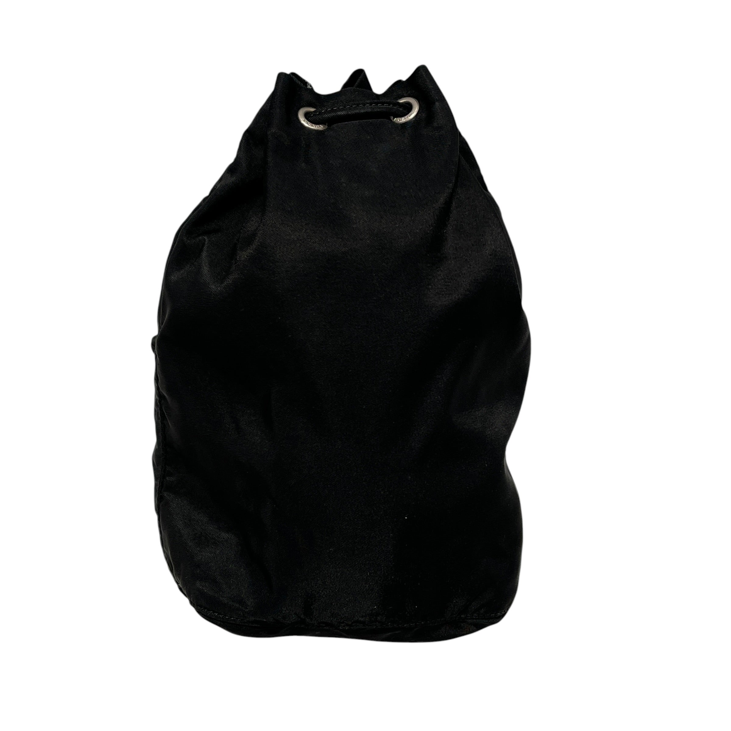 PRADA/Pouch/Nylon/BLK/TESSUTO DRAWSTRING POUCH view 2
