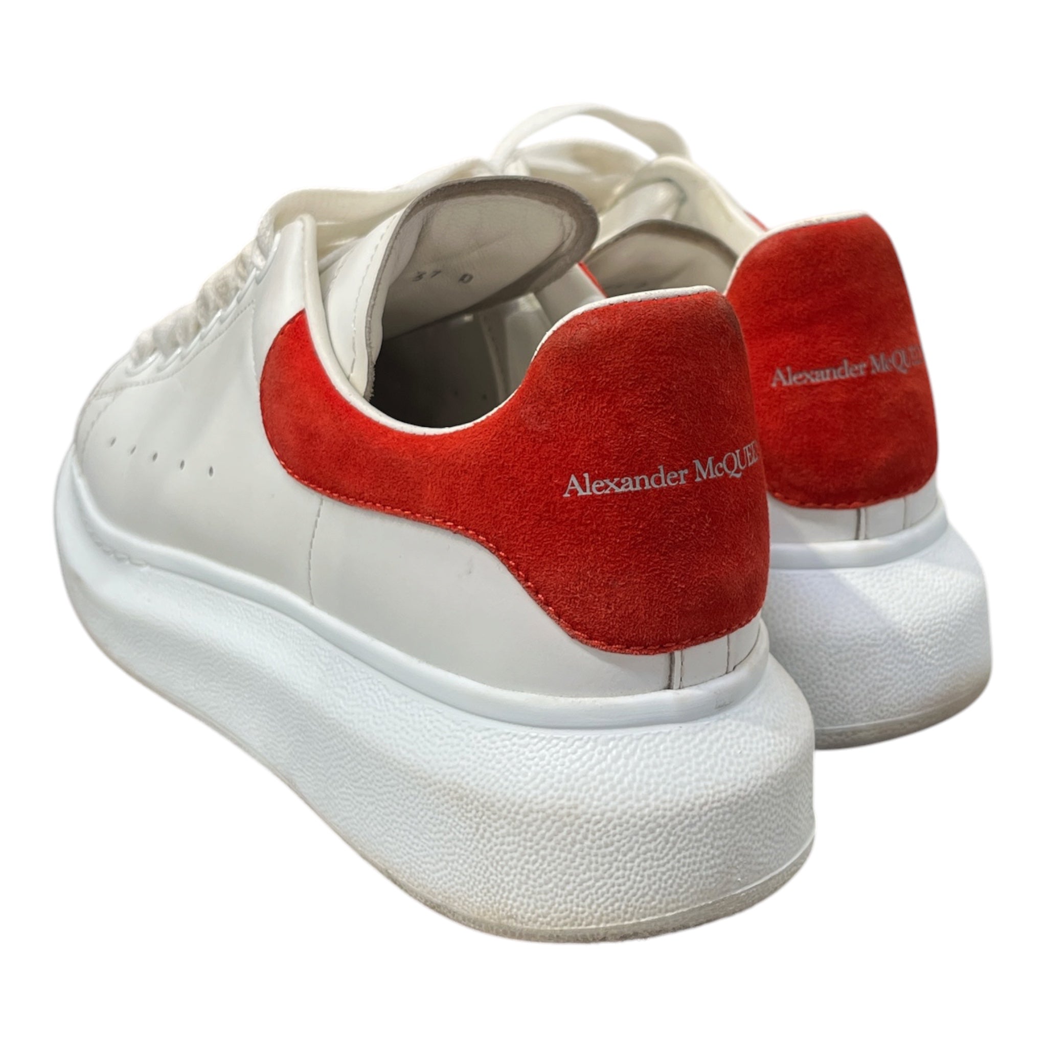 Alexander McQueen/Low-Sneakers/EU 37/WHT/WHITE LUST RED view 2