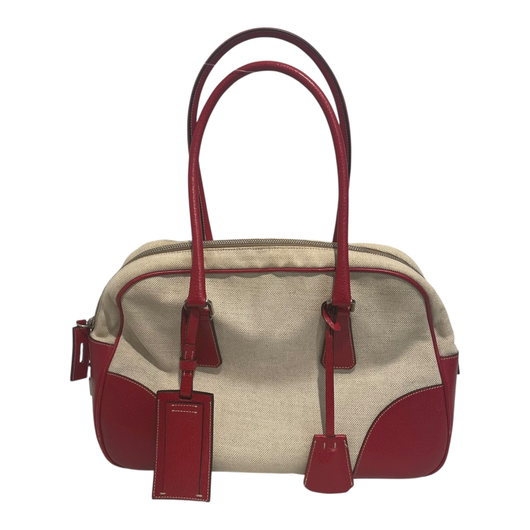 PRADA/Bag/CRM/Canvas Bauletto Bag view 1