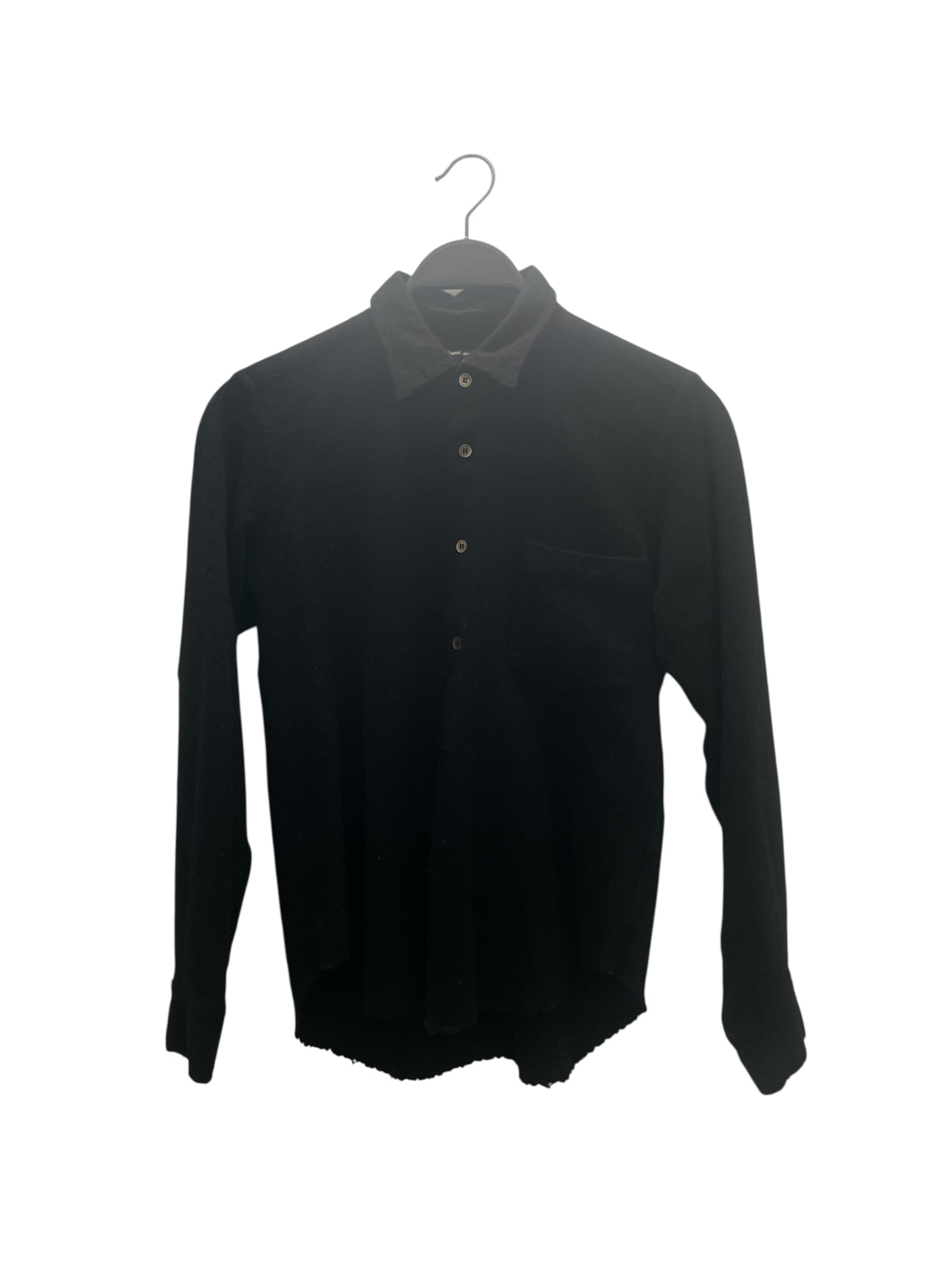 COMME des GARCONS/LS Shirt/S/Wool/BLK/HT-B058 view 1