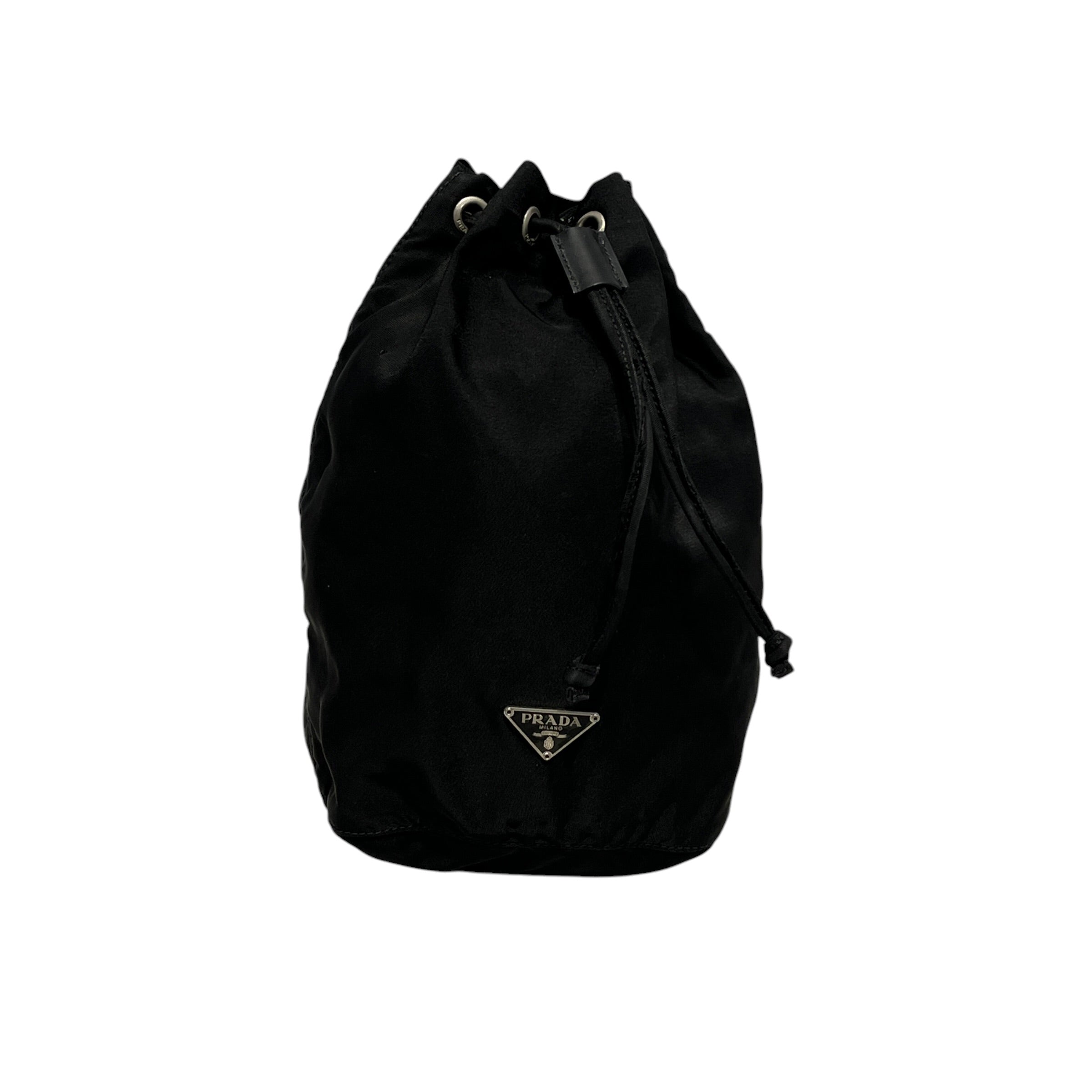 PRADA/Pouch/Nylon/BLK/TESSUTO DRAWSTRING POUCH view 1