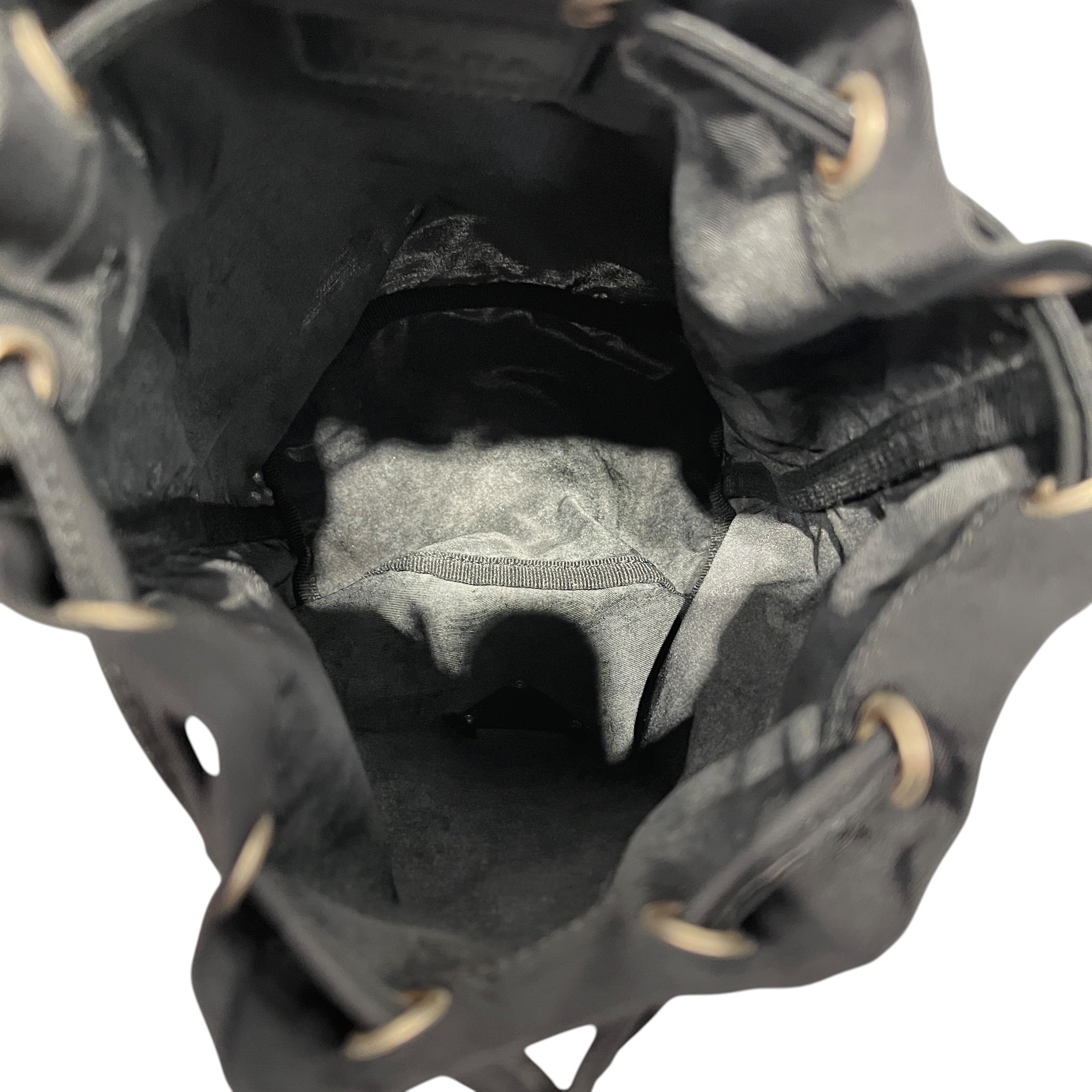 PRADA/Pouch/Nylon/BLK/TESSUTO DRAWSTRING POUCH view 4