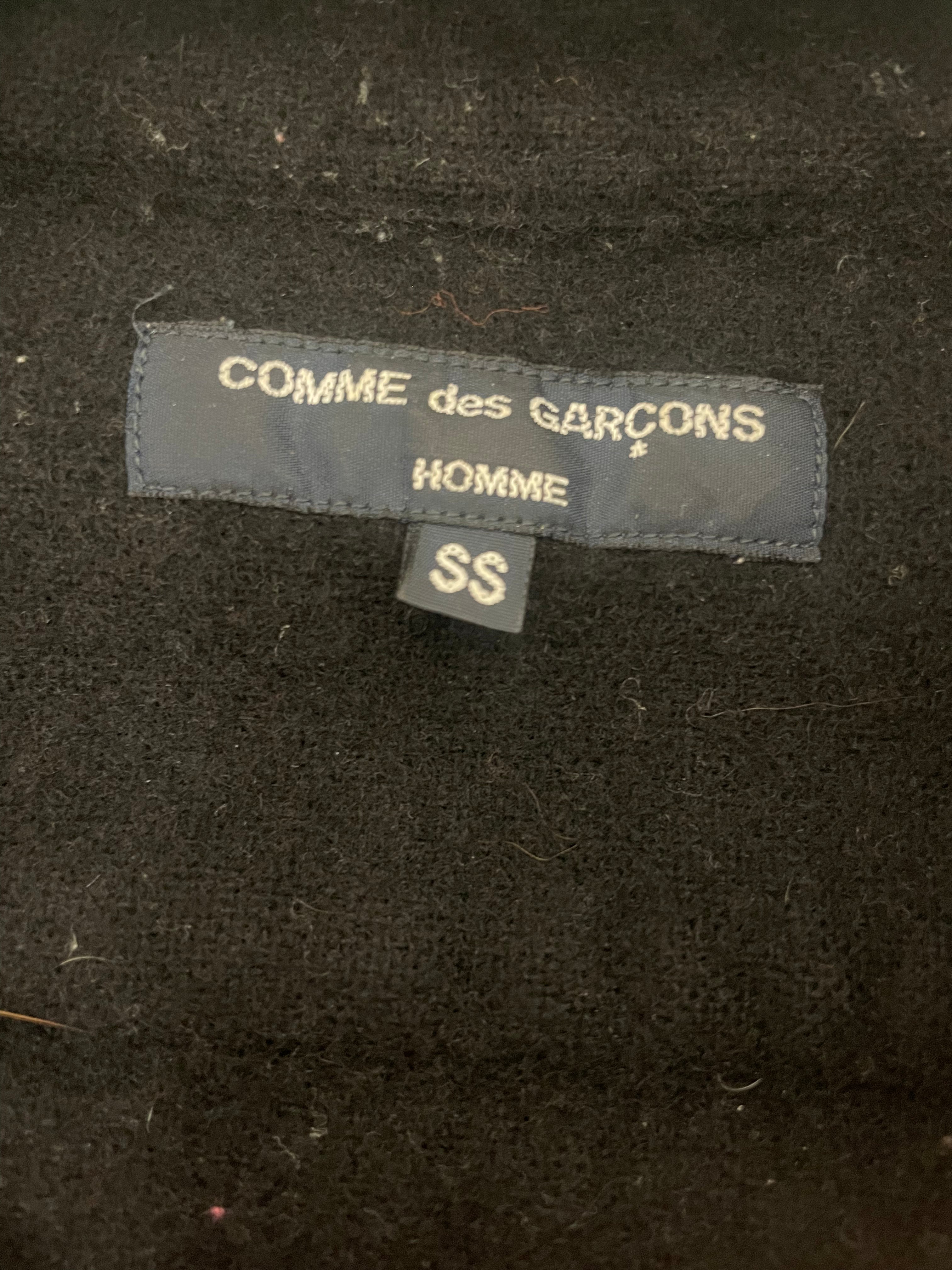 COMME des GARCONS/LS Shirt/S/Wool/BLK/HT-B058 view 3