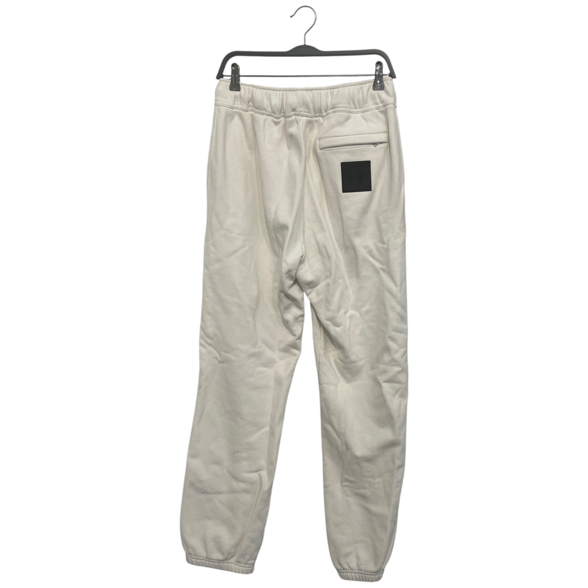 LANVIN/Pants/S/Cotton/WHT/logo-embroidered sweatpants view 2