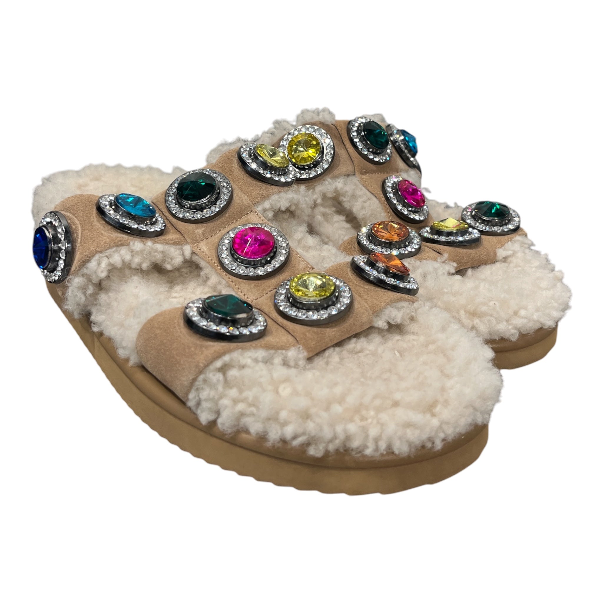 Kurt Geiger/Sandals/EU 40/Suede/CML/LONDON ORSON CRYSTAL TEDDY view 1