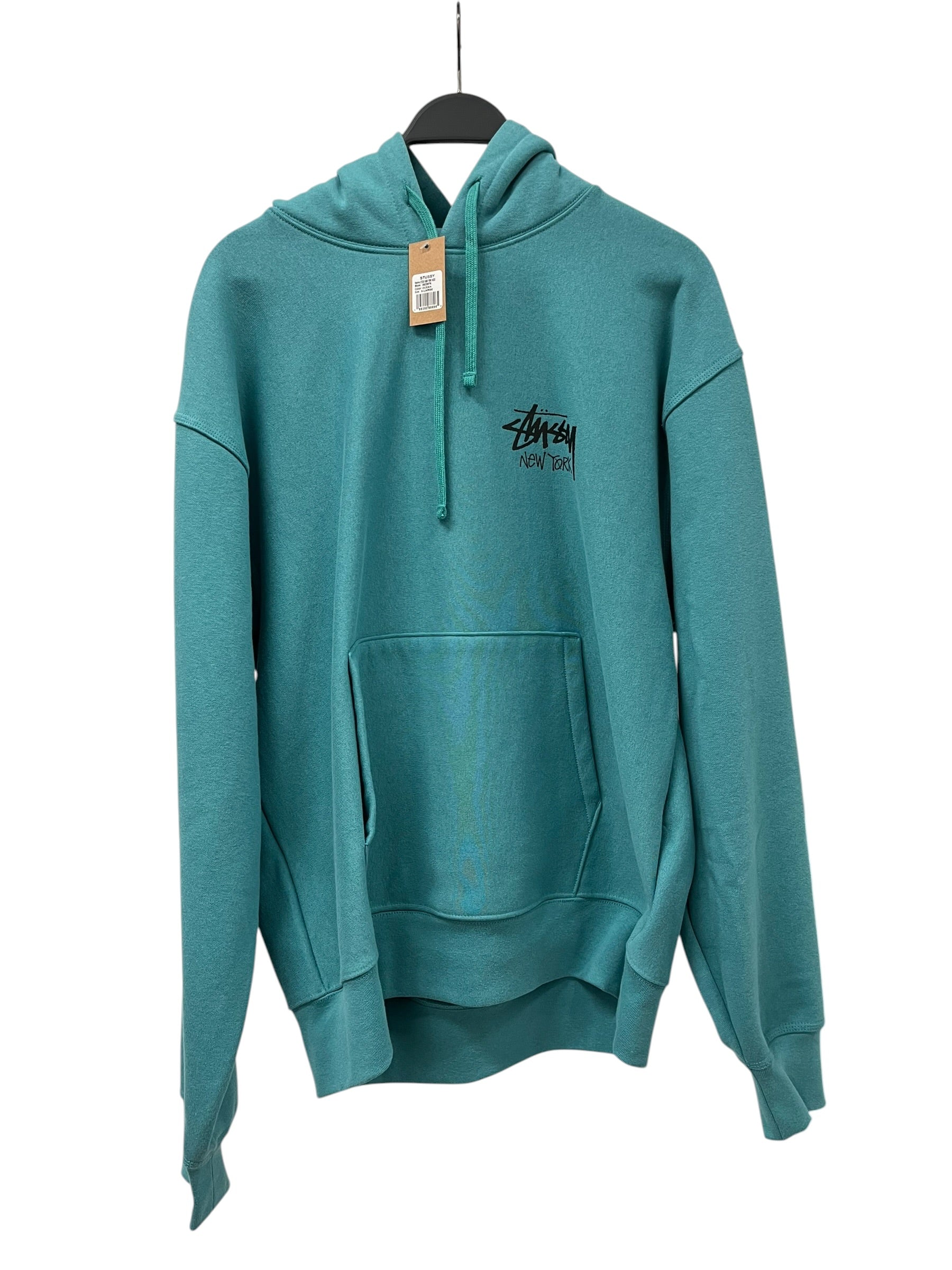 STUSSY/Hoodie/XL/Cotton/BLU/NEW YORK LOGO view 1