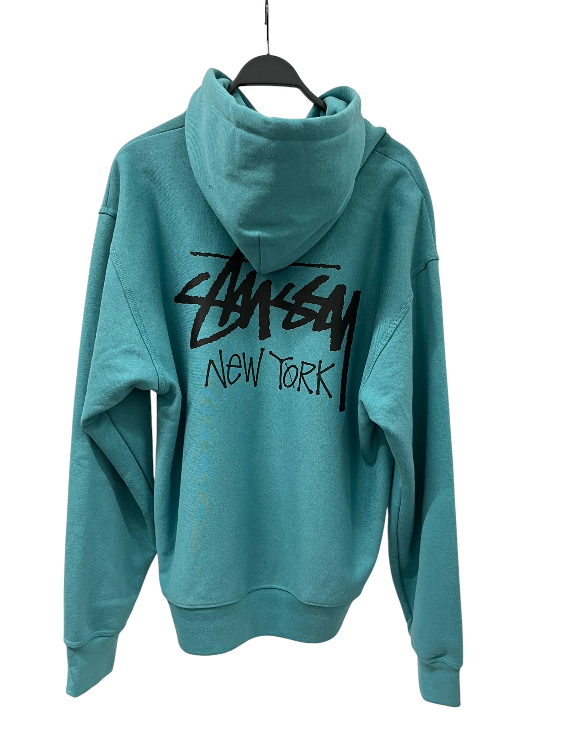 STUSSY/Hoodie/XL/Cotton/BLU/NEW YORK LOGO view 2