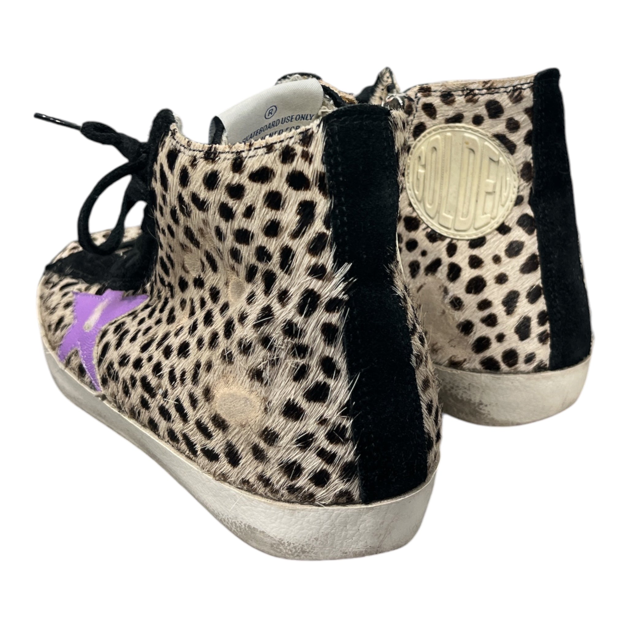 GOLDEN GOOSE/Hi-Sneakers/EU 36/Animal Pattern/CRM/CHEETAH/PRL STAR view 2