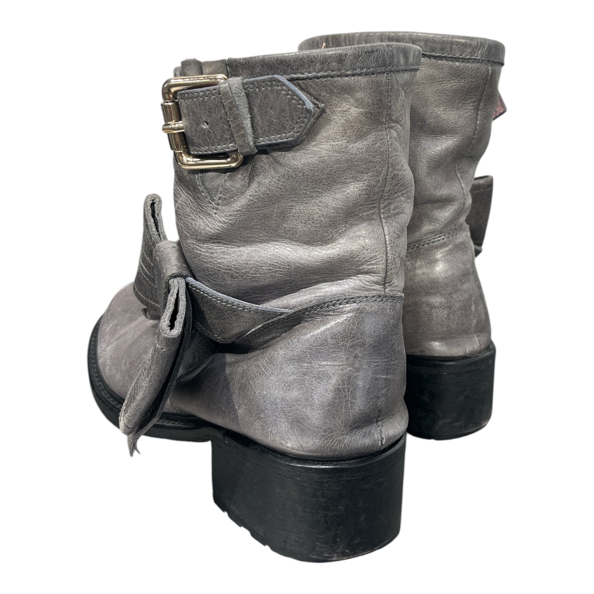 RED VALENTINO/Ankle Boots/EU 37/Leather/GRY/ view 2