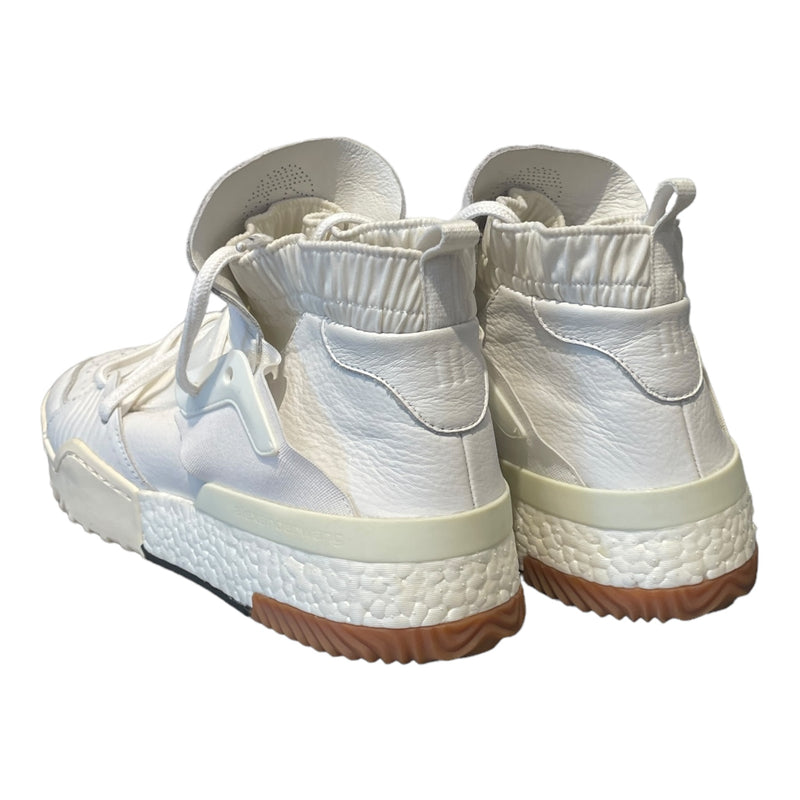 adidas/Alexander Wang/Hi-Sneakers/US 12/Leather/WHT/Triple White