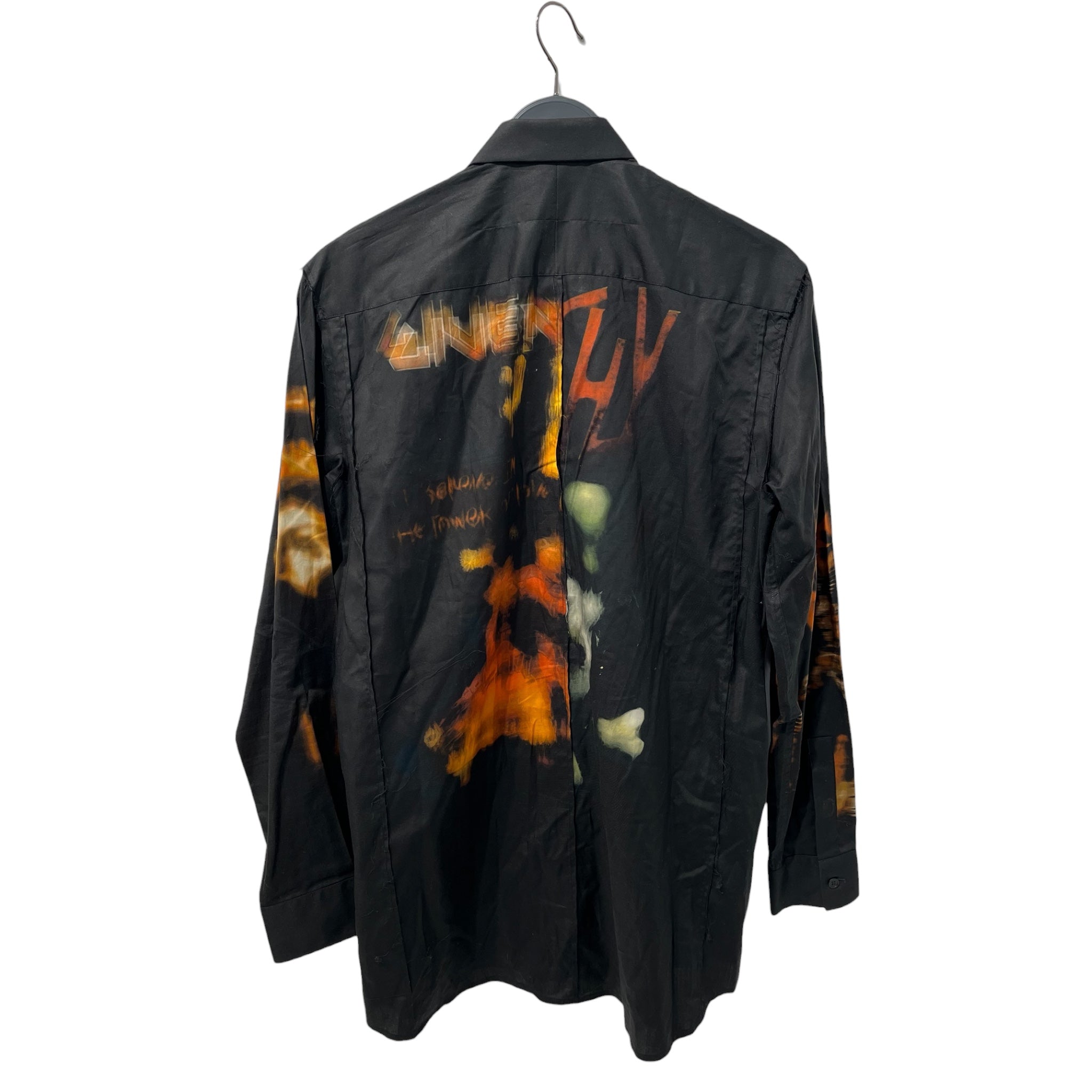 GIVENCHY/LS Shirt/Cotton/BLK/Graphic/METAL HYBRID PRINT LS SHIRT view 2