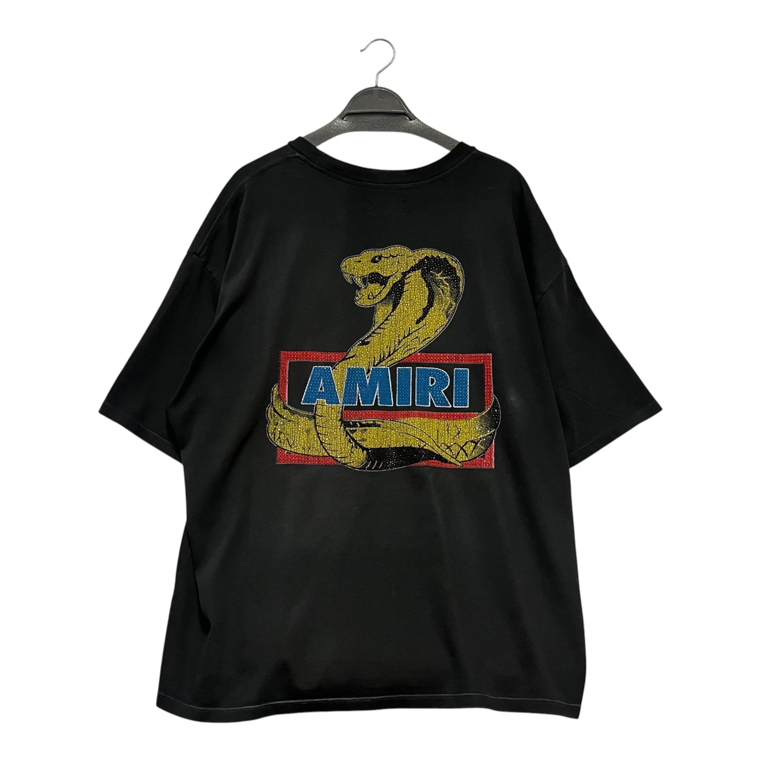 AMIRI/T-Shirt/XXL/Cotton/BLK/Graphic/crystal cobra view 2