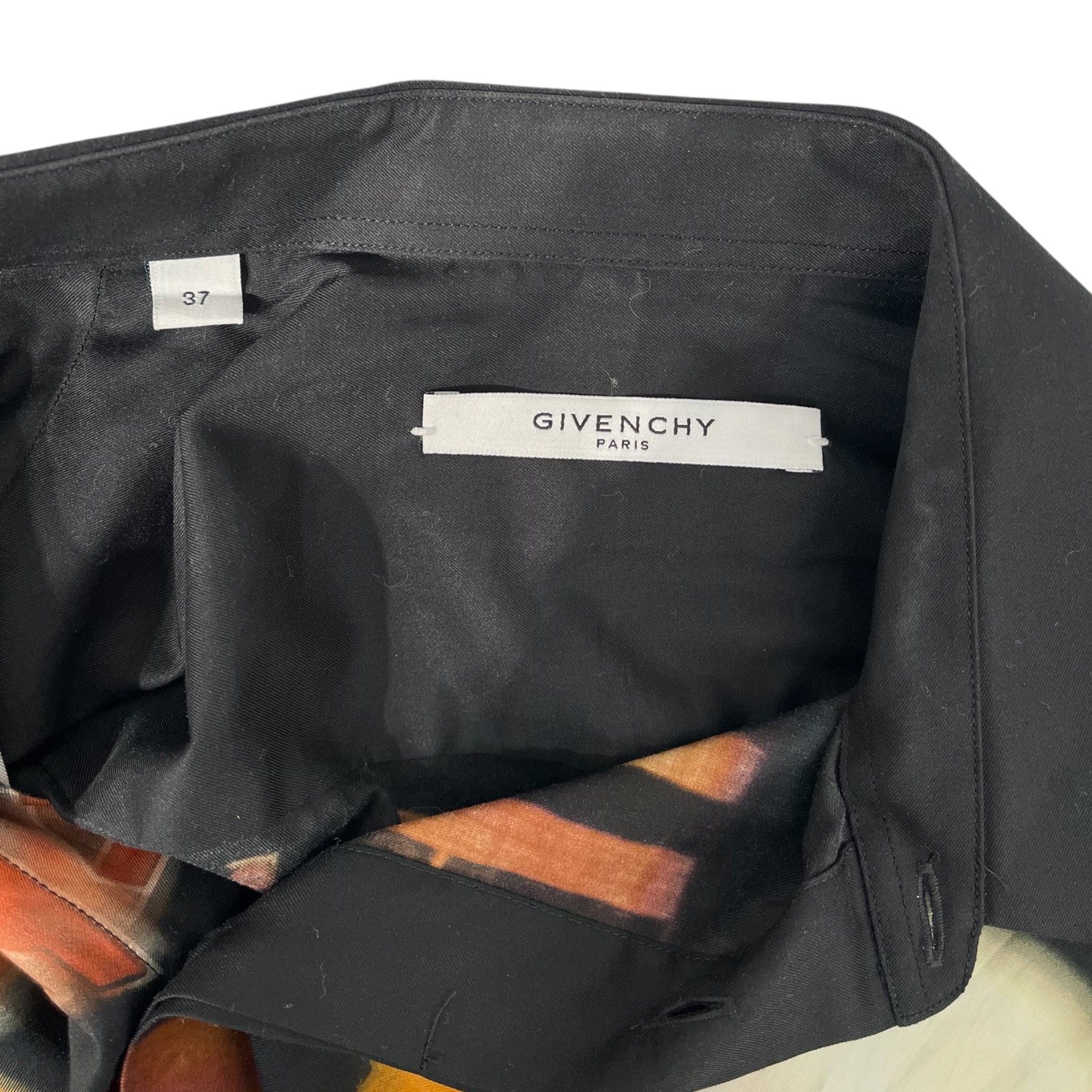 GIVENCHY/LS Shirt/Cotton/BLK/Graphic/METAL HYBRID PRINT LS SHIRT view 3