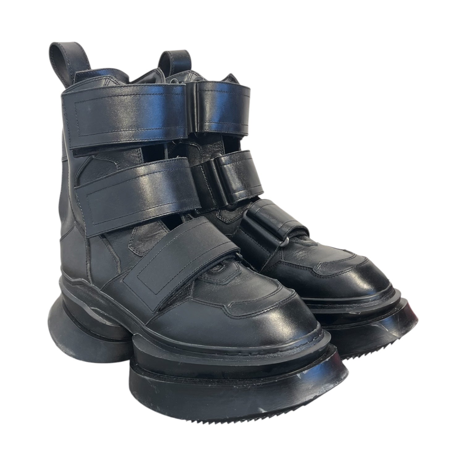 JULIUS/Boots/Leather/BLK/julius 7 shell boots leather view 1