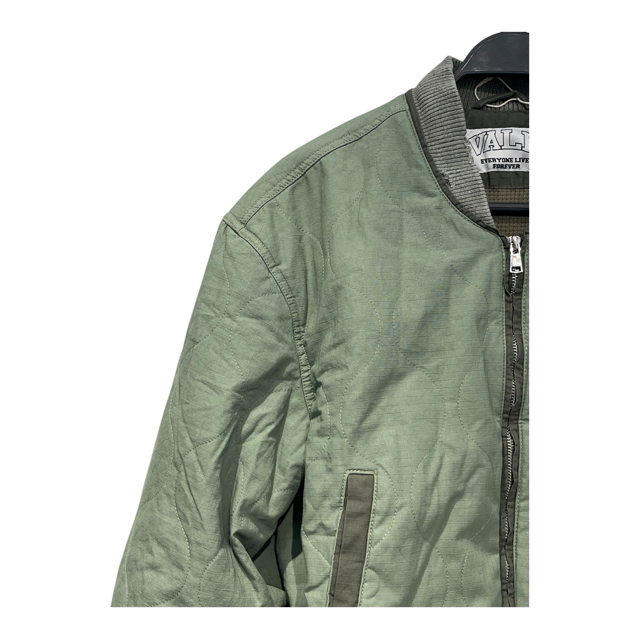 Vale/Blouson/S/Cotton/KHK/VALELIVES DISTRESSED BOMBER view 6