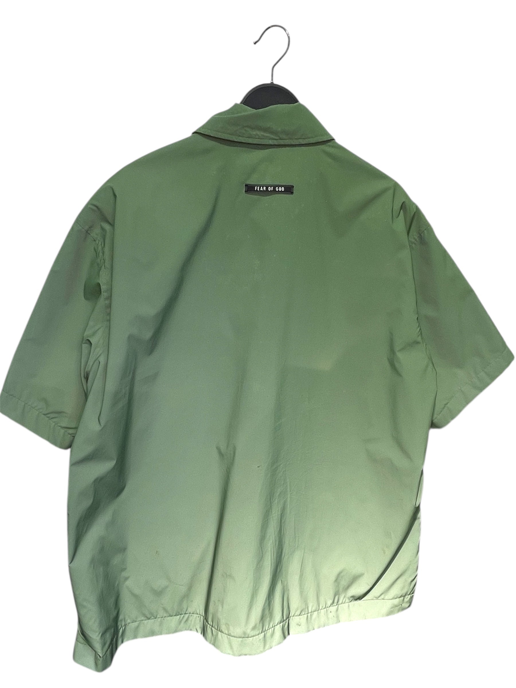 FEAR OF GOD/SS Shirt/XS/Nylon/GRN/reflective/SIXTH COLLECTION view 2