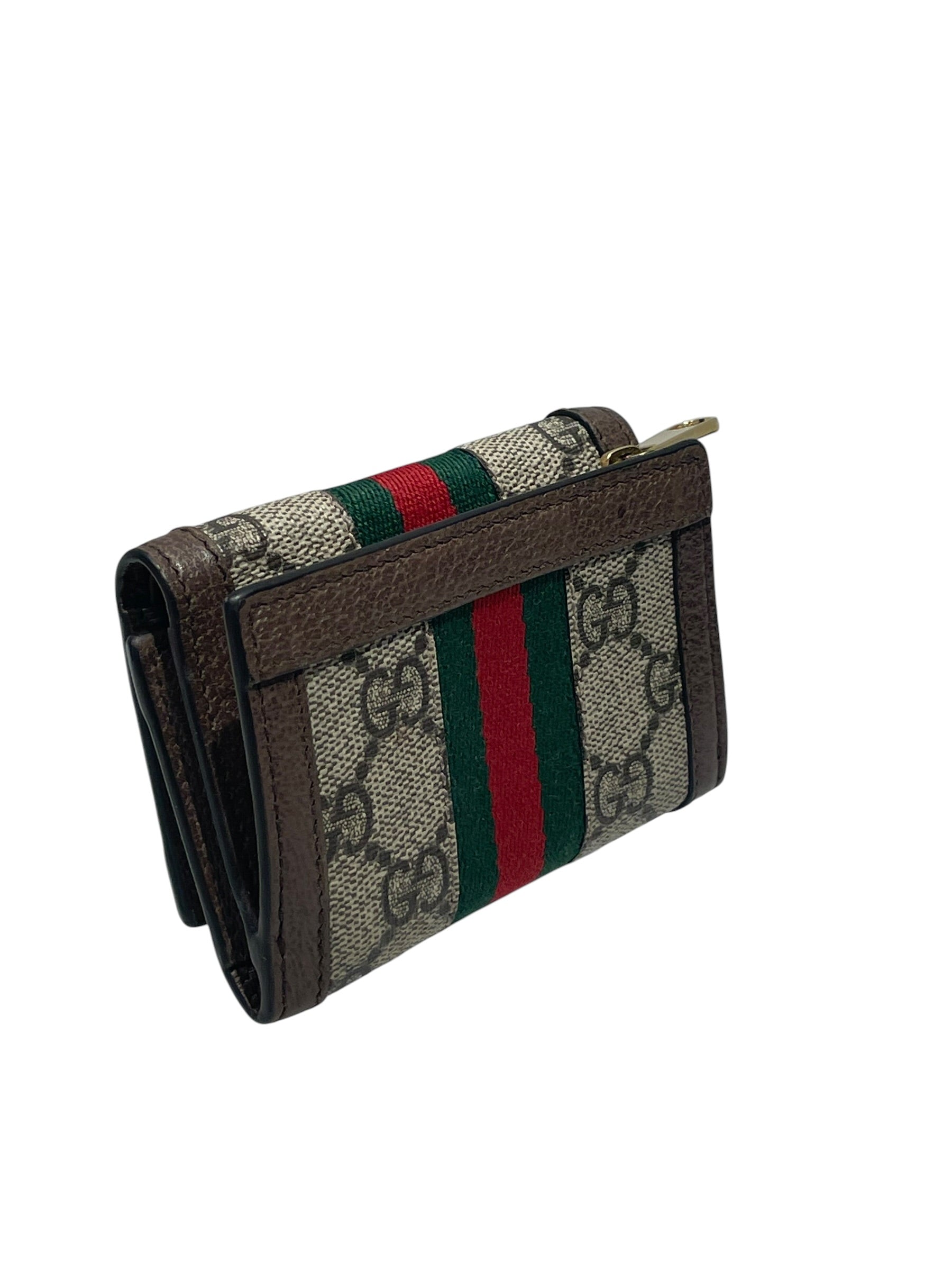 GUCCI/Wallet/Monogram/BRW/ophidia compact view 2