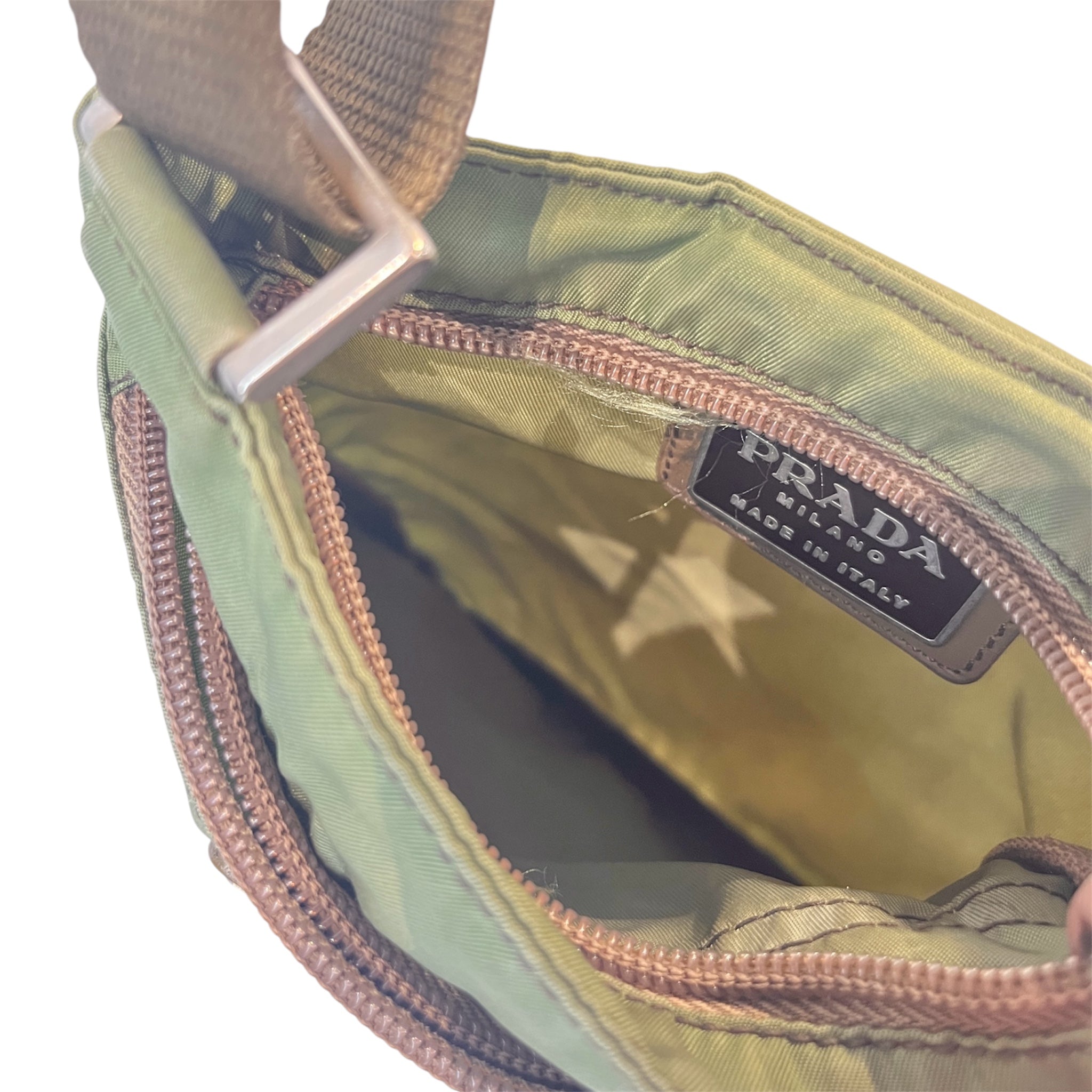 PRADA/Cross Body Bag/Nylon/GRN/CROSSBODY NYLON view 4