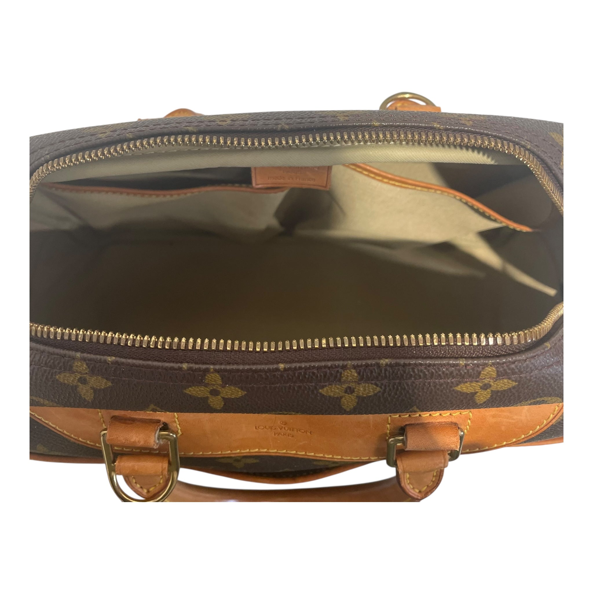 LOUIS VUITTON/Bag/Monogram/Leather/BRW/Deauville view 4