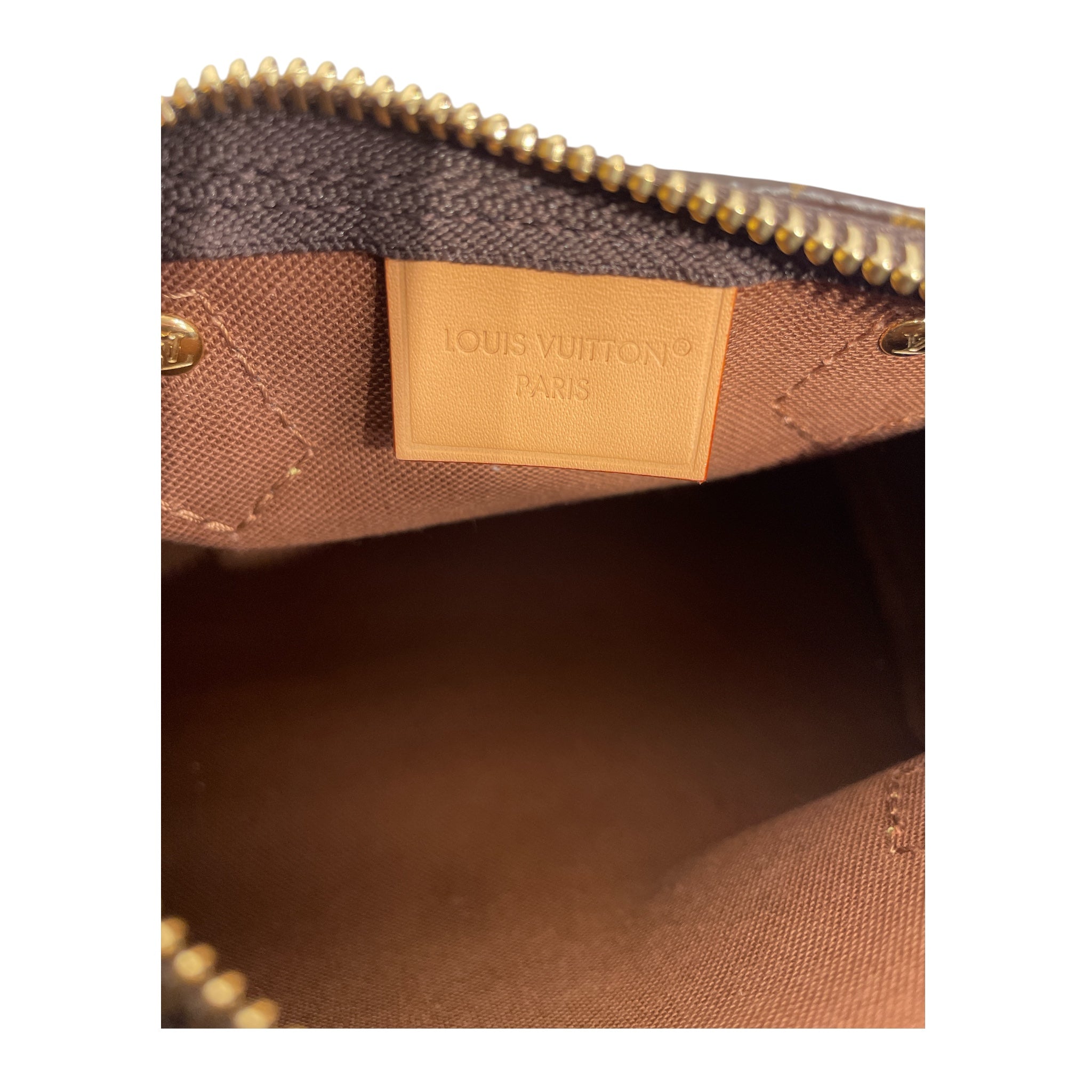 LOUIS VUITTON/Hand Bag/Monogram/Leather/BRW/NANO SPEEDY view 4