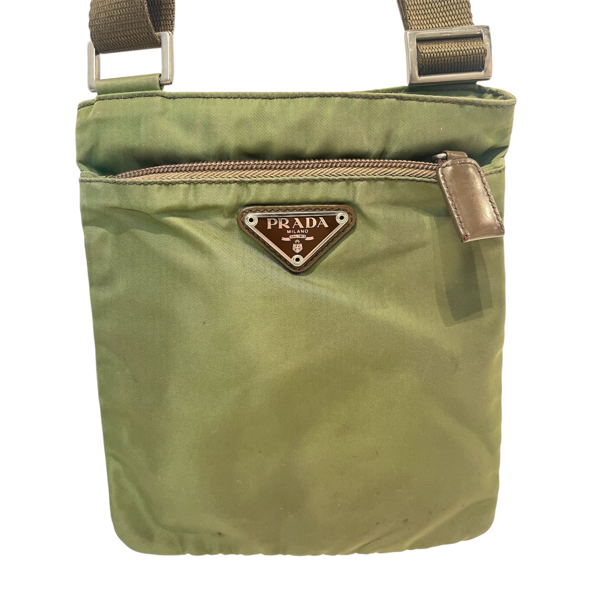 PRADA/Cross Body Bag/Nylon/GRN/CROSSBODY NYLON view 5