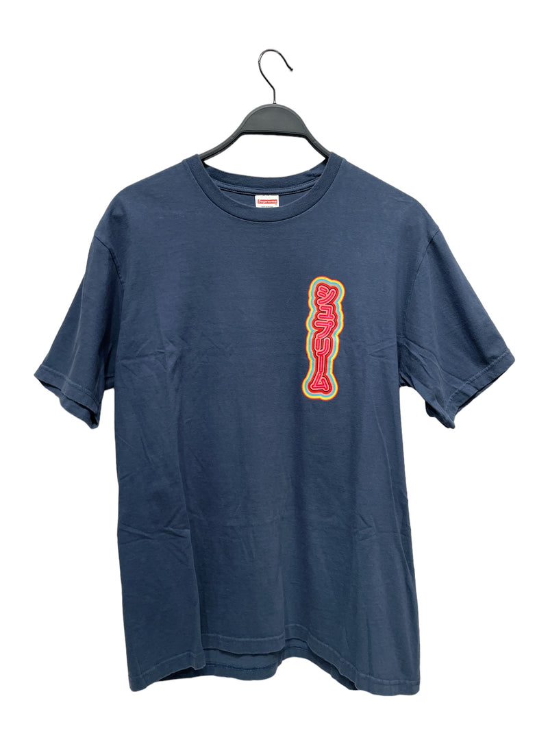 Supreme/T-Shirt/M/Cotton/BLU/Graphic/Sekintani
