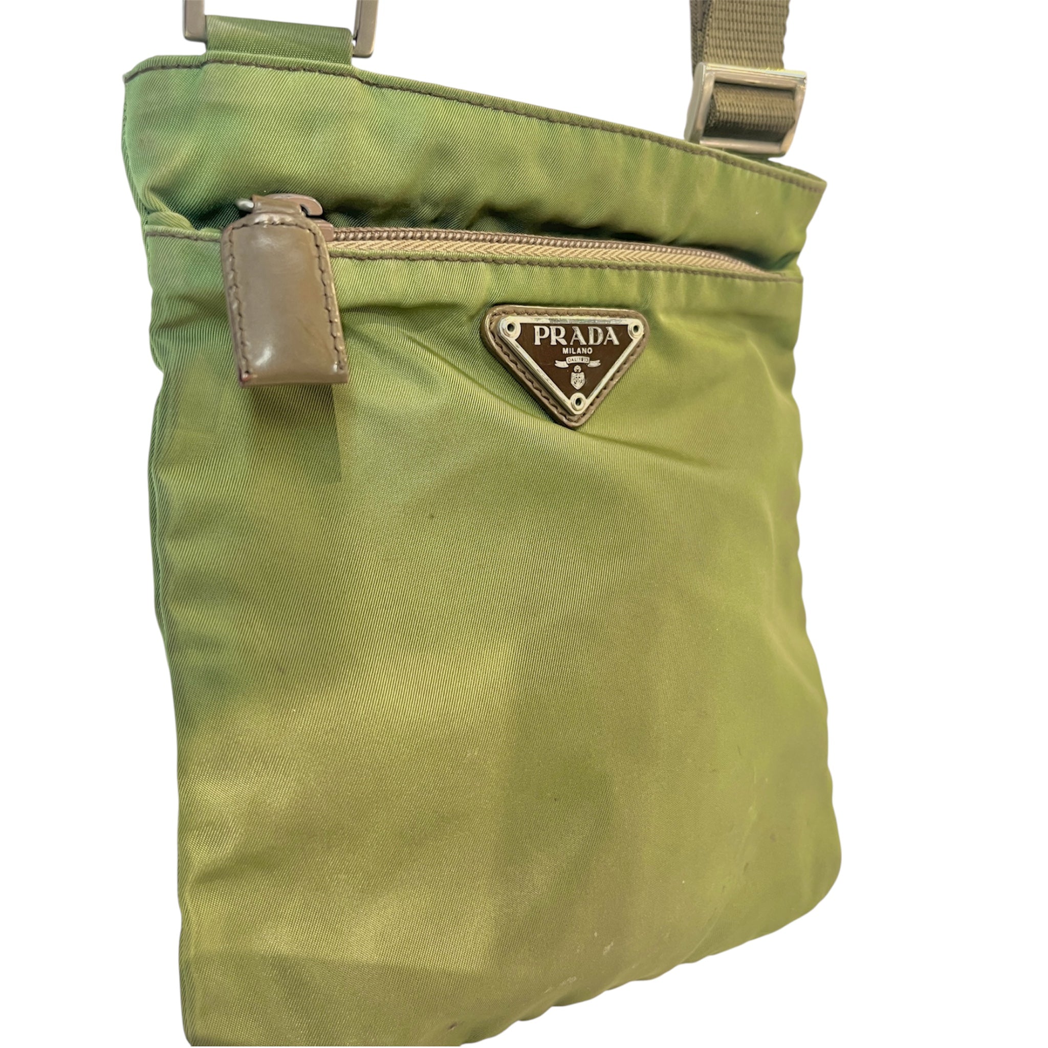 PRADA/Cross Body Bag/Nylon/GRN/CROSSBODY NYLON view 6