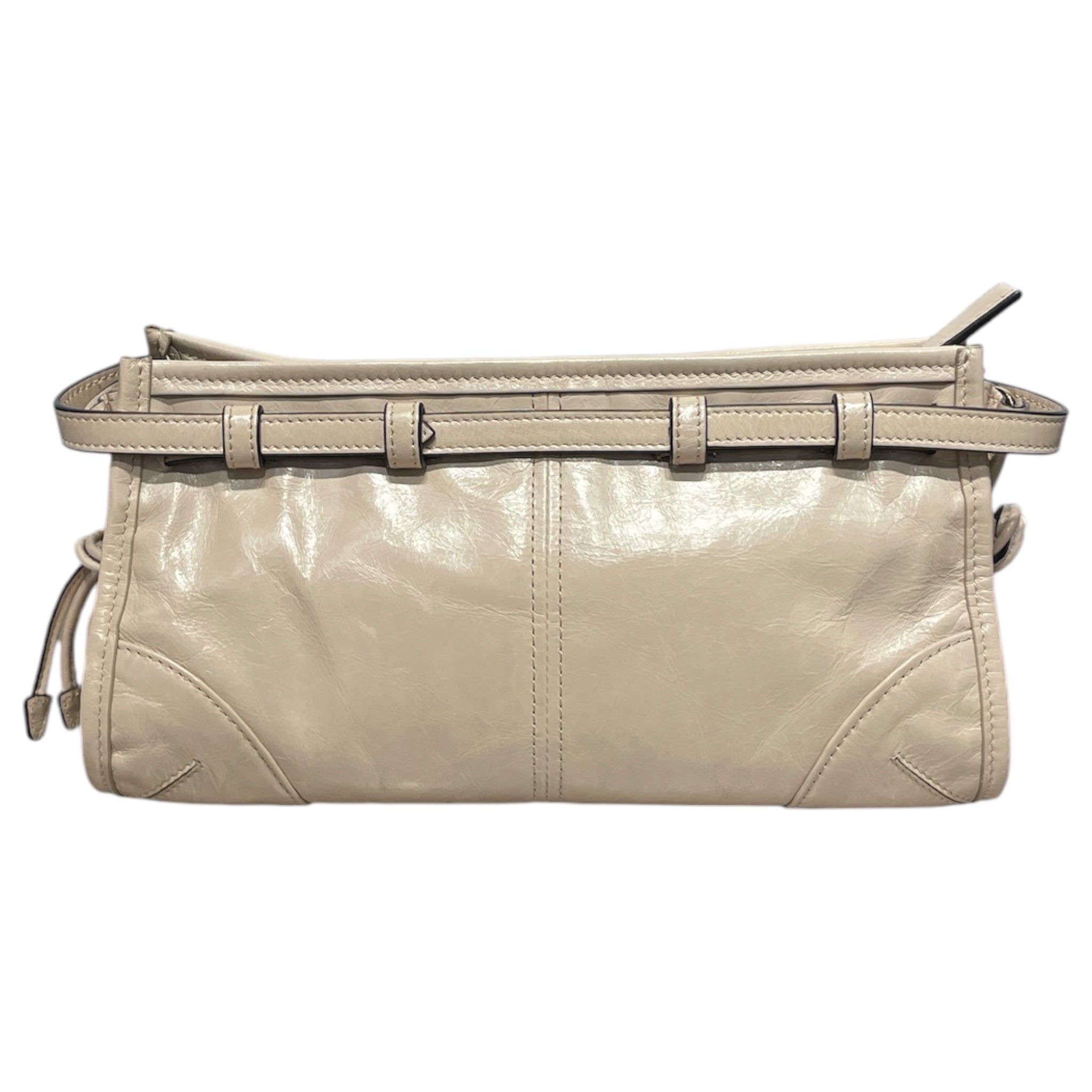 PRADA/Cross Body Bag/Leather/CRM/7/7 BONNIE SHOULDER BAG view 2