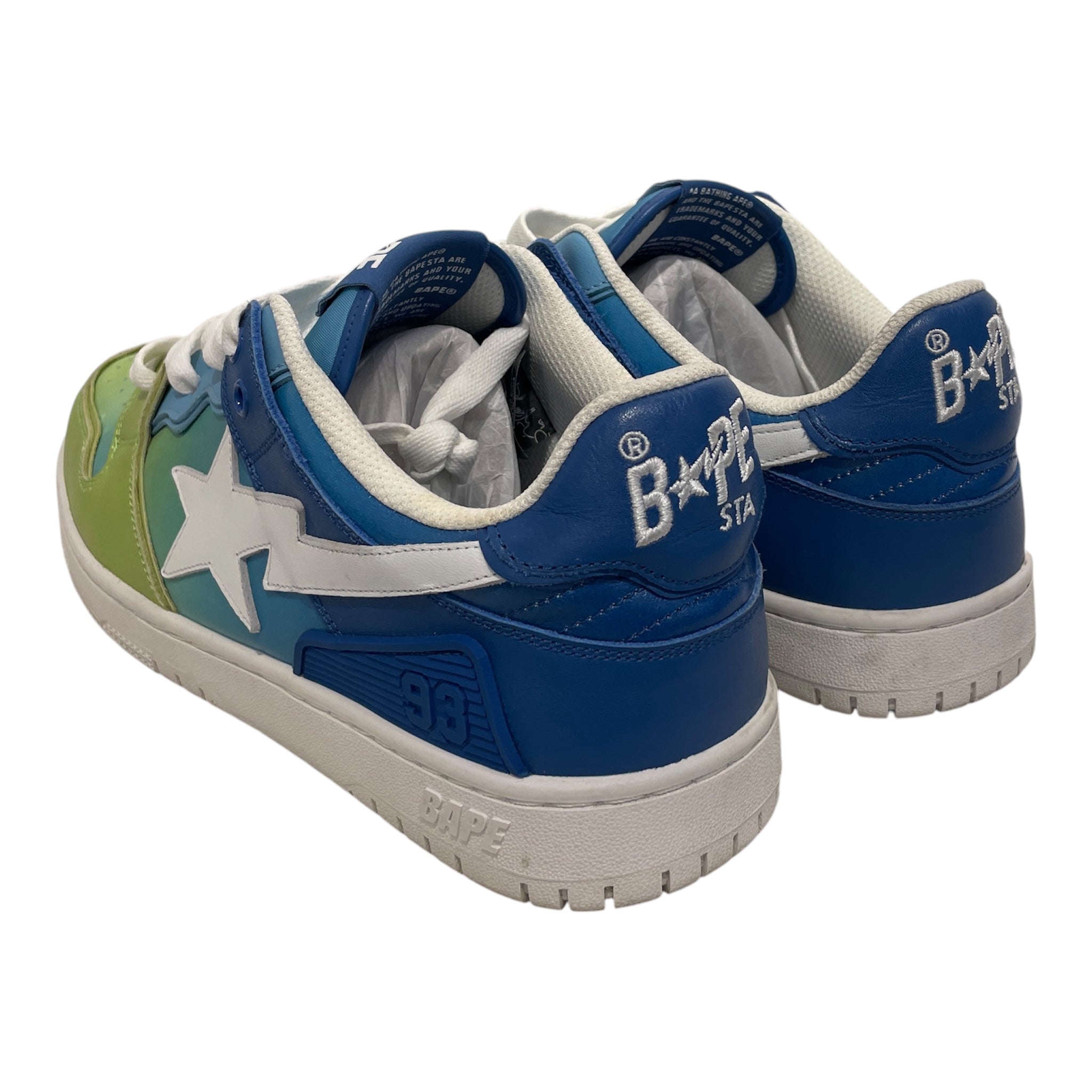 A BATHING APE/Low-Sneakers/US 10/Leather/BLU/ view 2