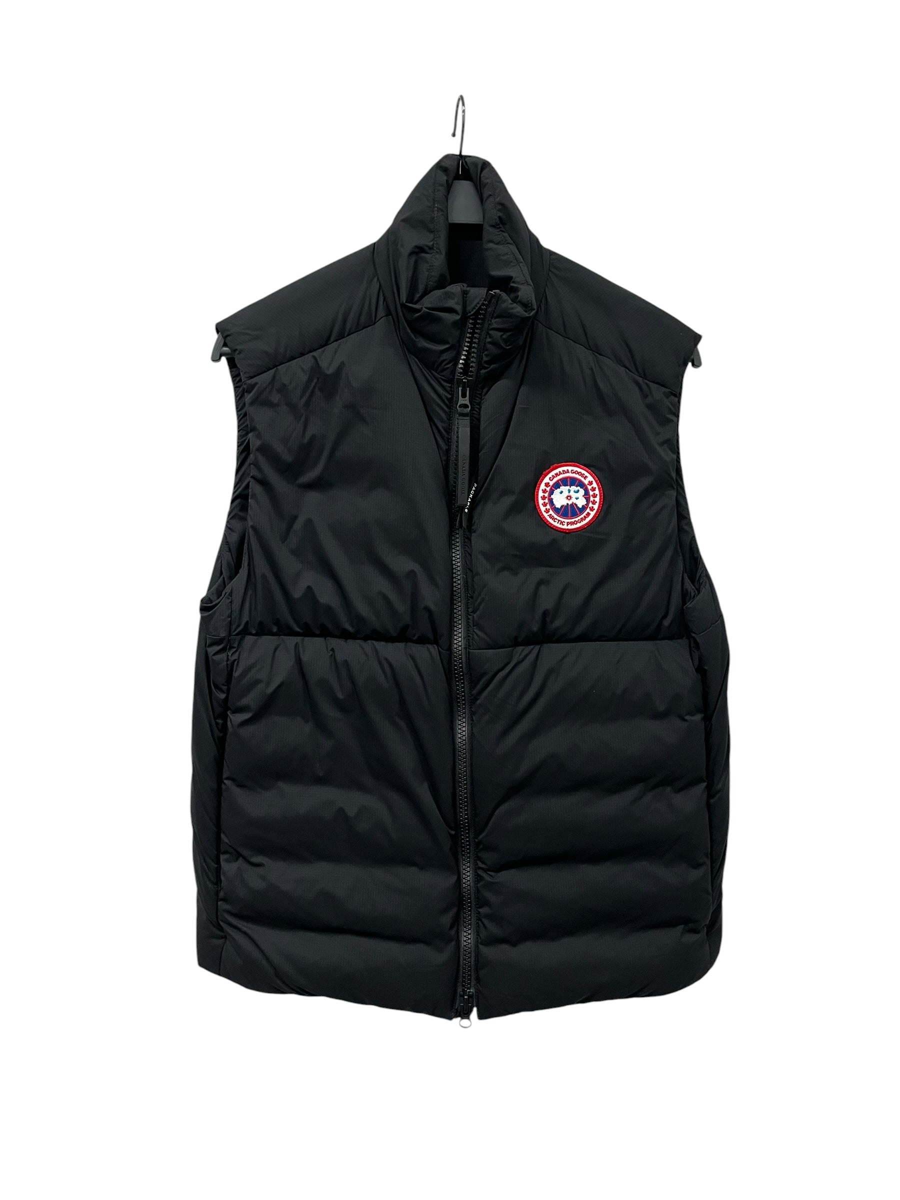 CANADA GOOSE/Puffer Vest/S/Polyester/BLK/LAWRENCE PUFFER VEST view 1