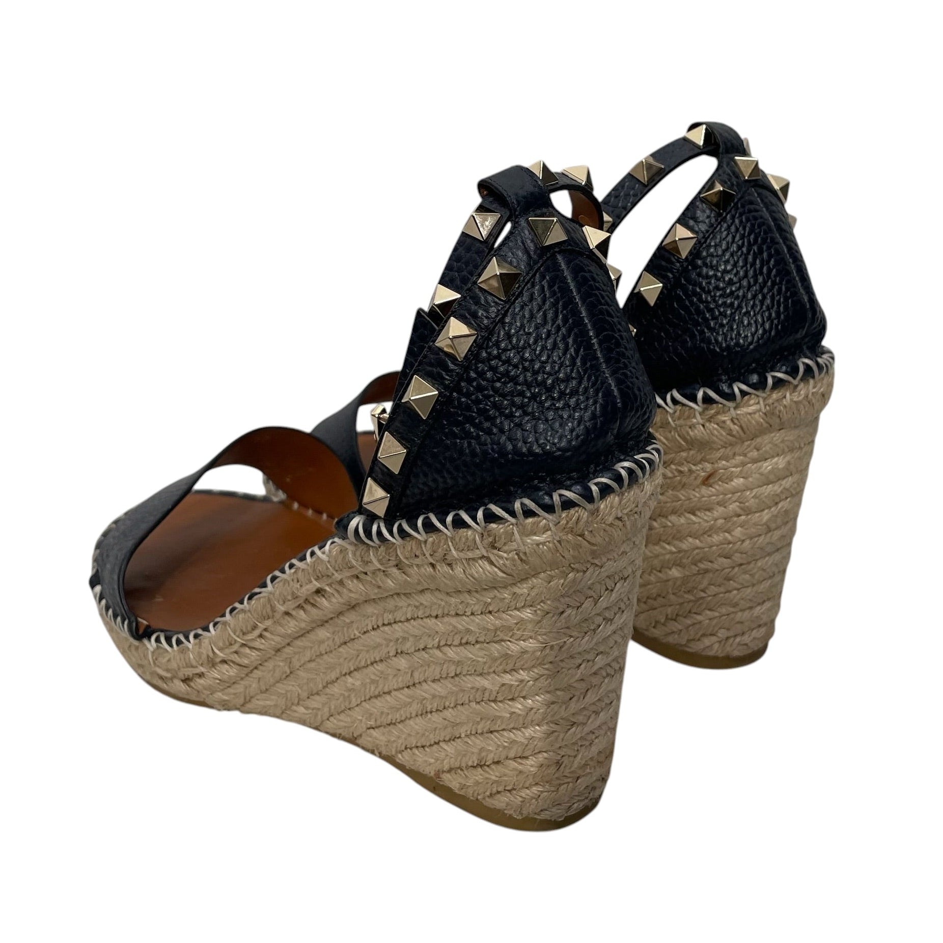 VALENTINO GARAVANI/Heels/EU 41/NVY/Rockstud Wedges view 2