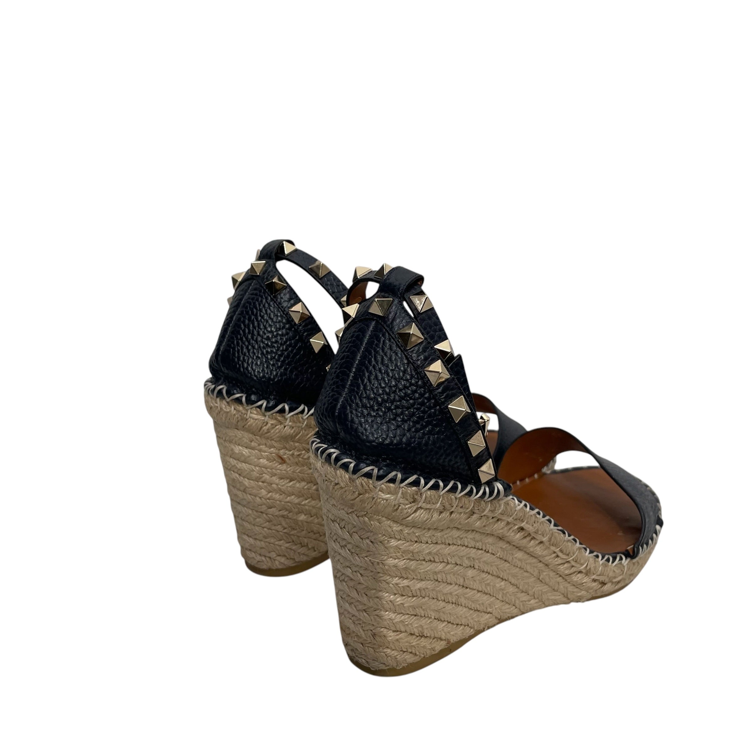 VALENTINO GARAVANI/Heels/EU 41/NVY/Rockstud Wedges view 2