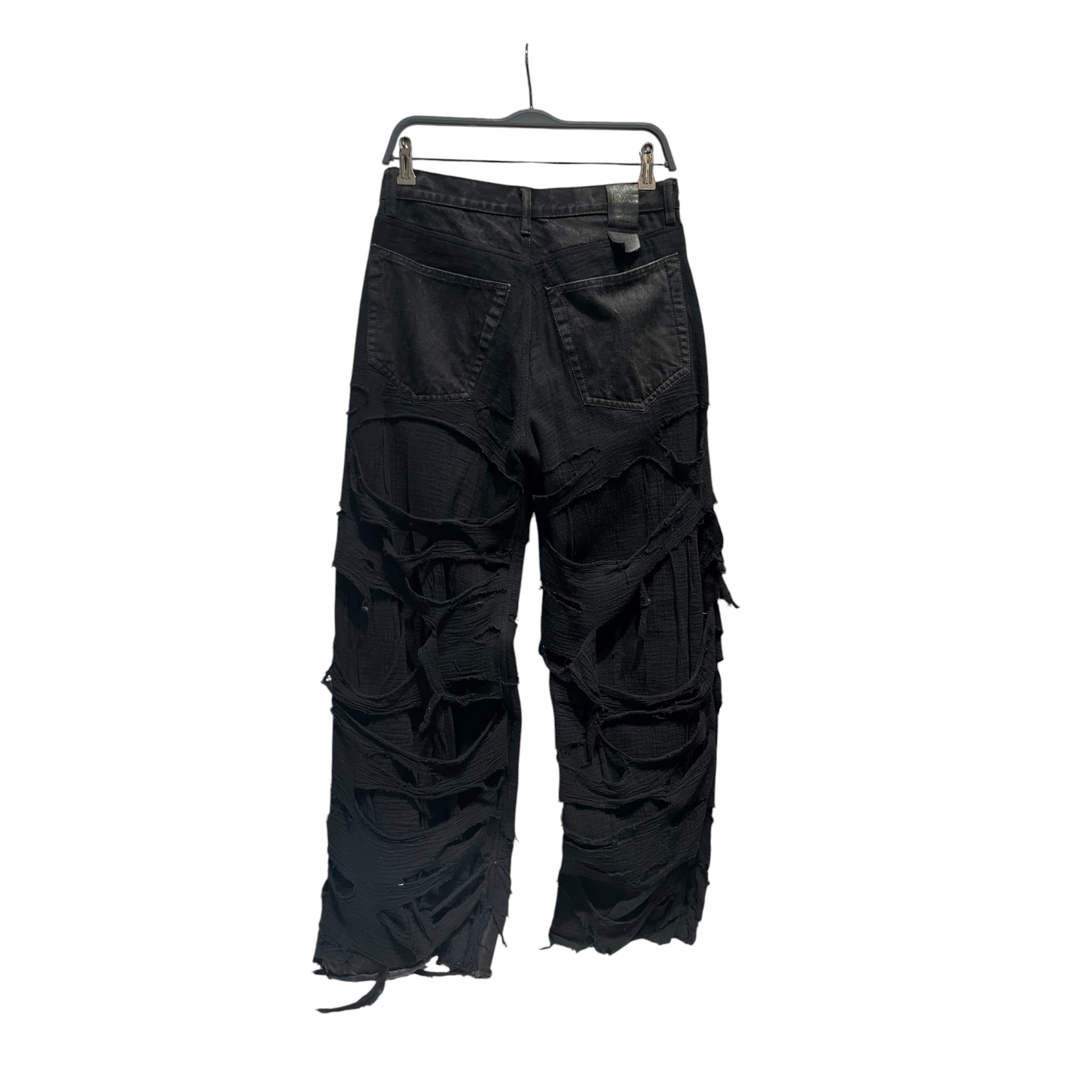 PARADOXE PARIS/Pants/38/Cotton/BLK/Distressed/REAPER JEANS DISTRESSED LINEN view 2