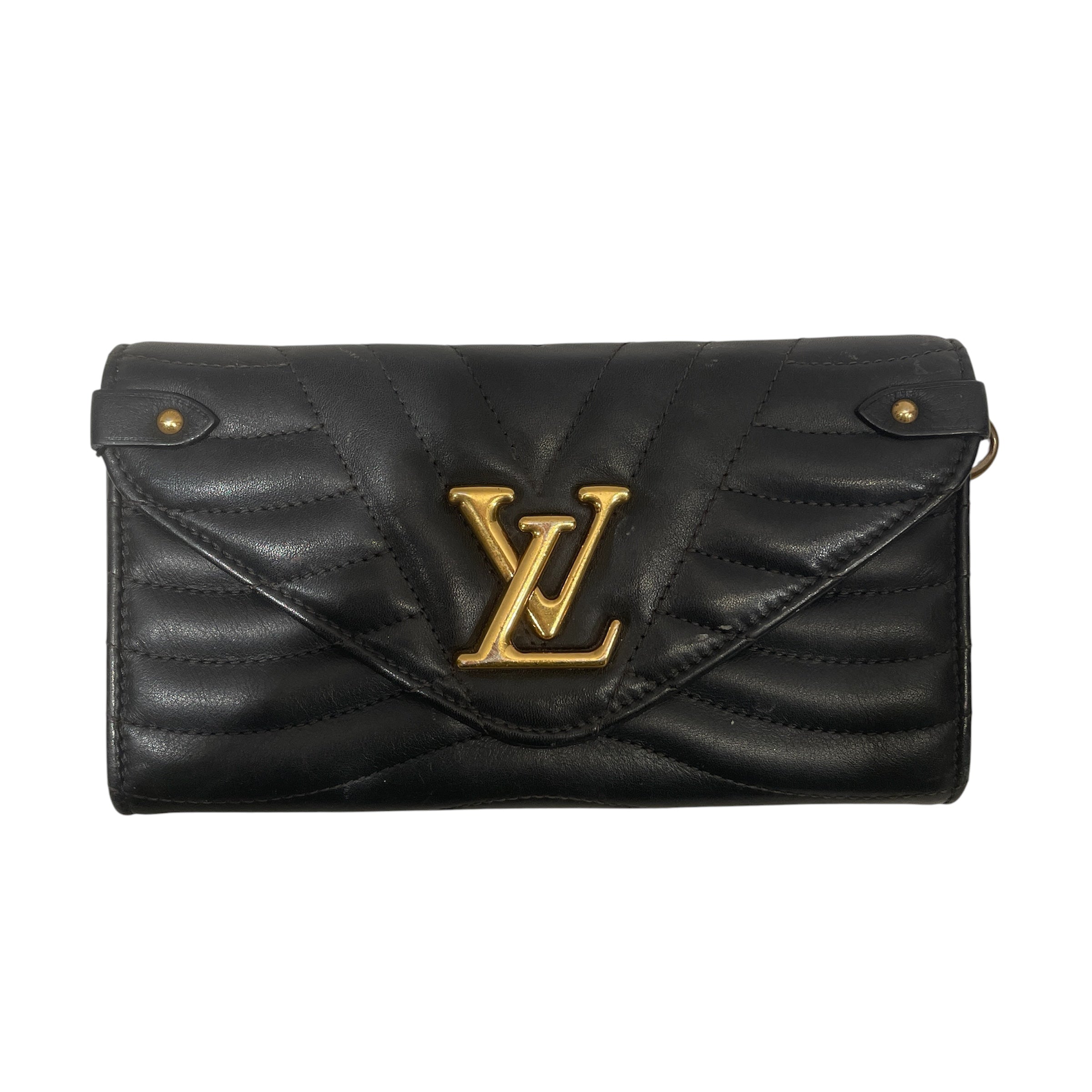 LOUIS VUITTON/Long Wallet/Leather/BLK/L's/NEW WAVE view 6