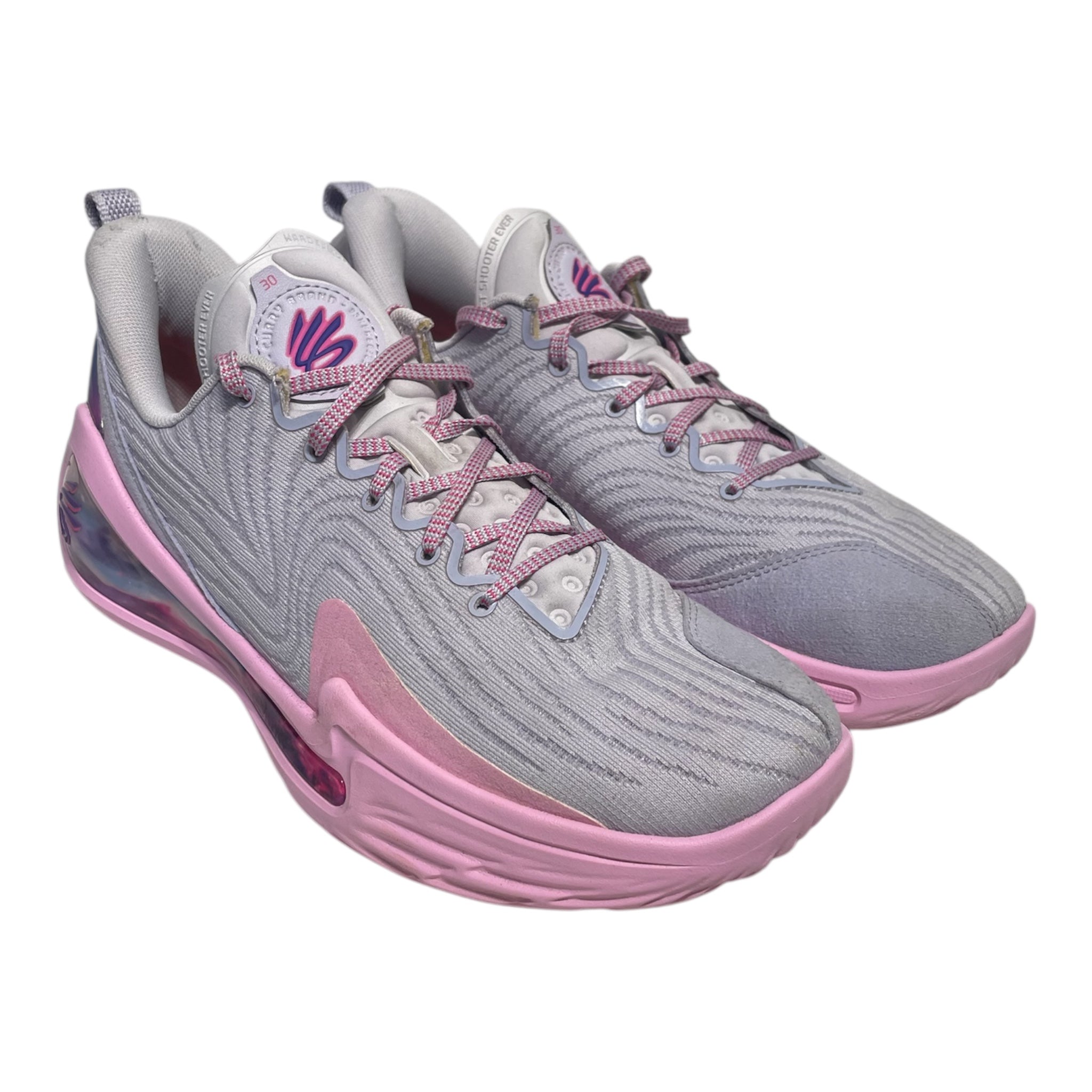 UNDER ARMOUR/Low-Sneakers/US 9.5/Stripe/Polyester/PPL/ view 1