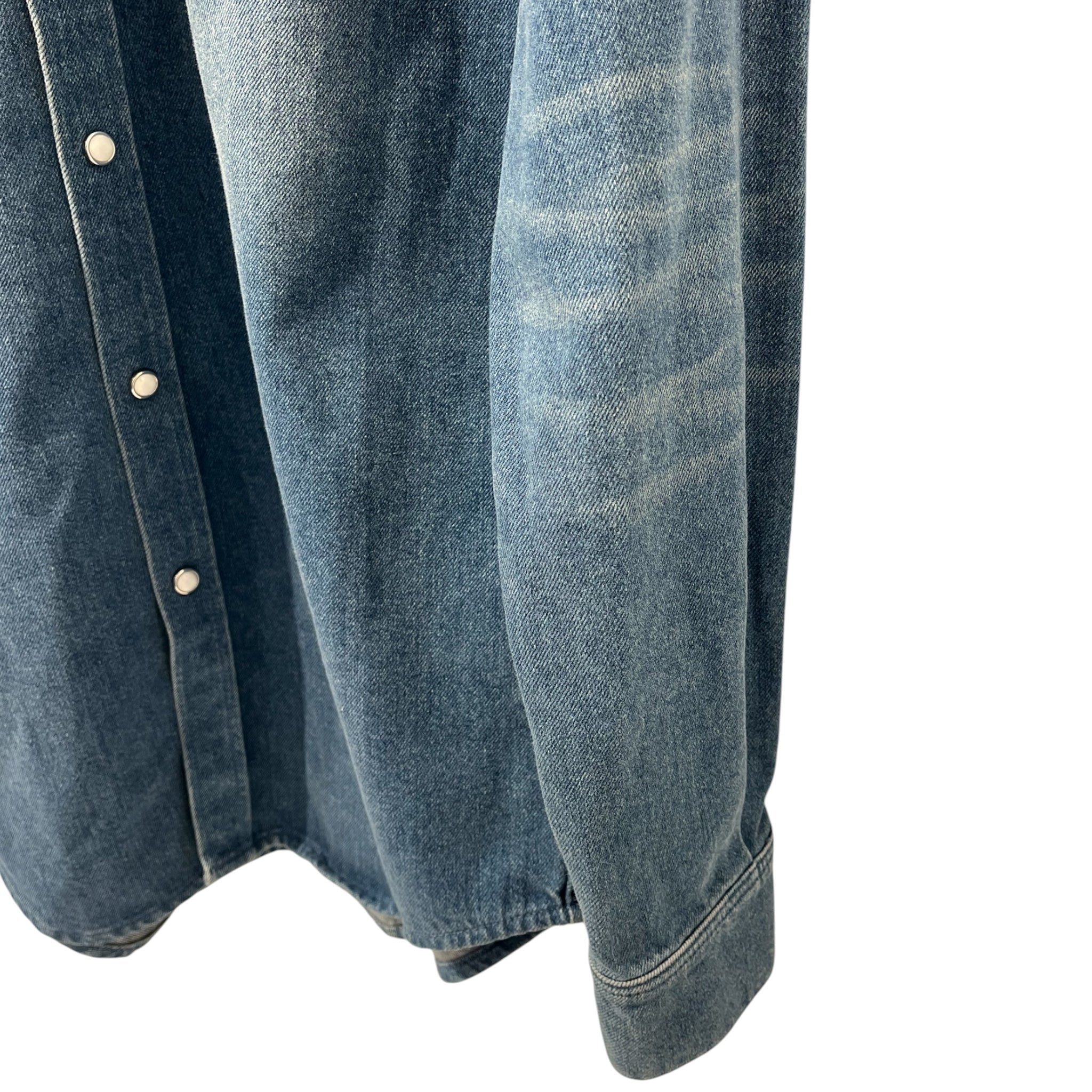 GIVENCHY/LS Shirt/S/Cotton/BLU/TISCI ERA RED STAR DENIM SHIRT view 6