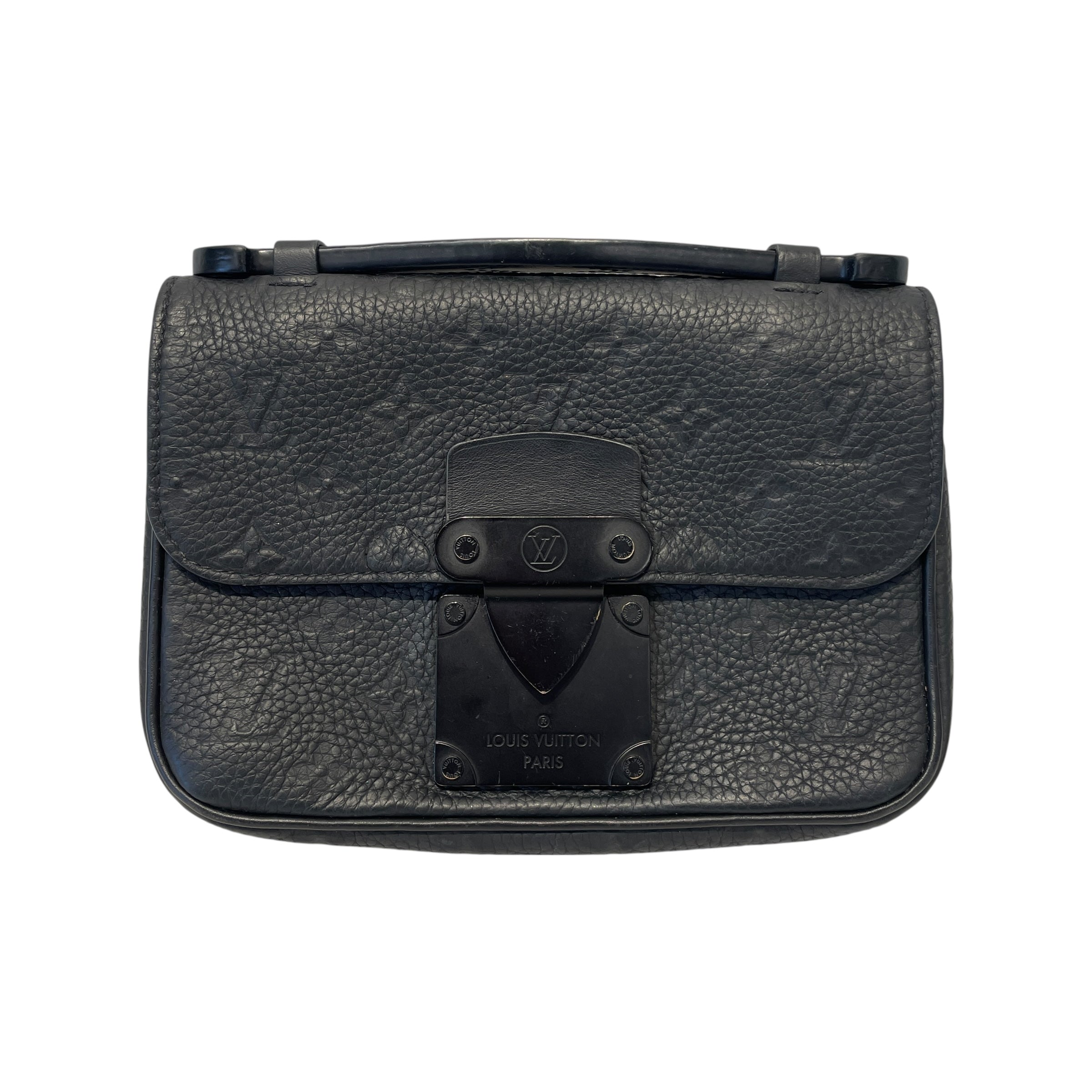 LOUIS VUITTON/Cross Body Bag/Monogram/Leather/BLK/TAURILLON LOCK SLING BAG view 1