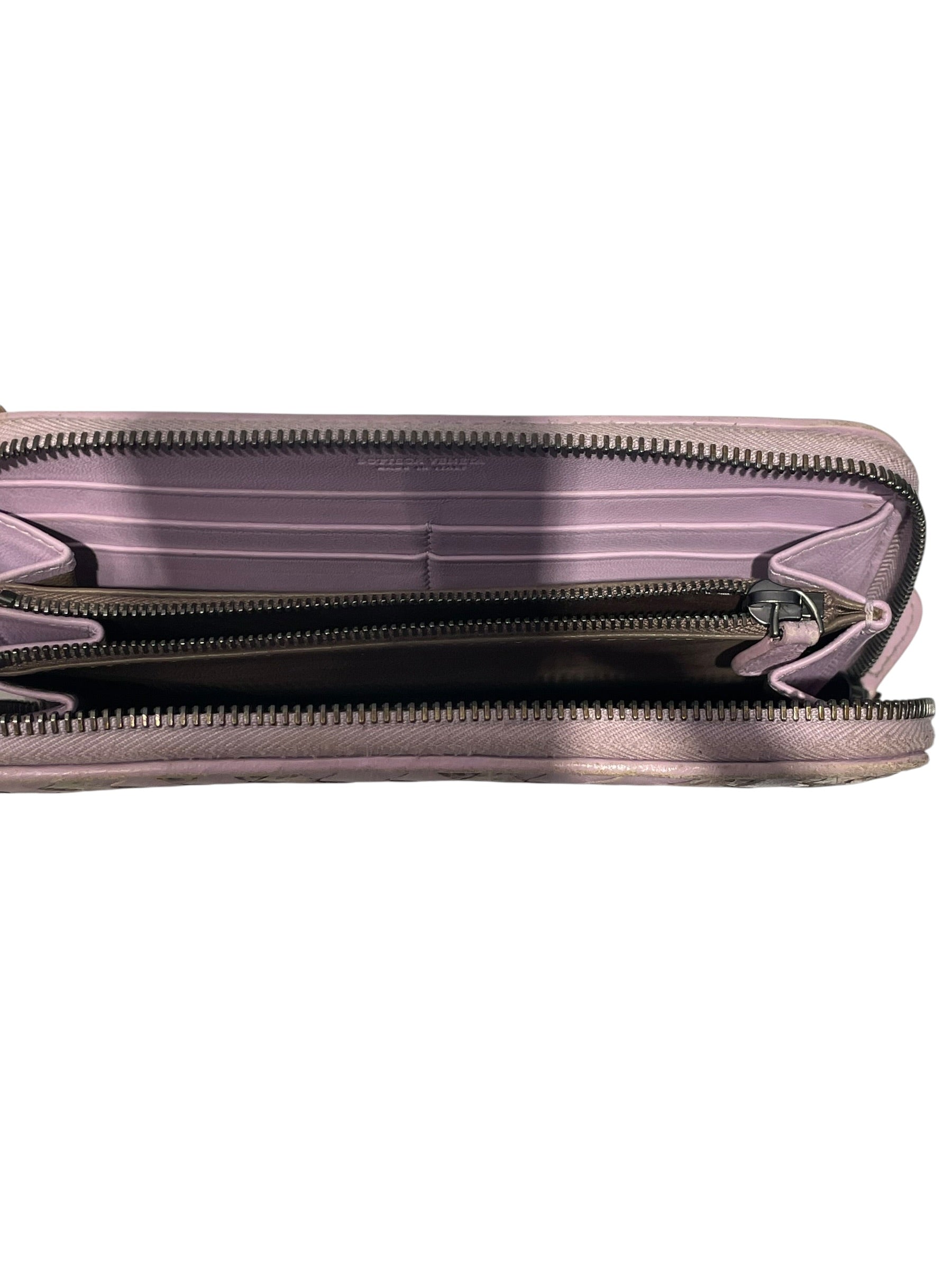 BOTTEGA VENETA/Bifold Wallet/All Over Print/Leather/MLT/Intrecciato Zip Around view 4