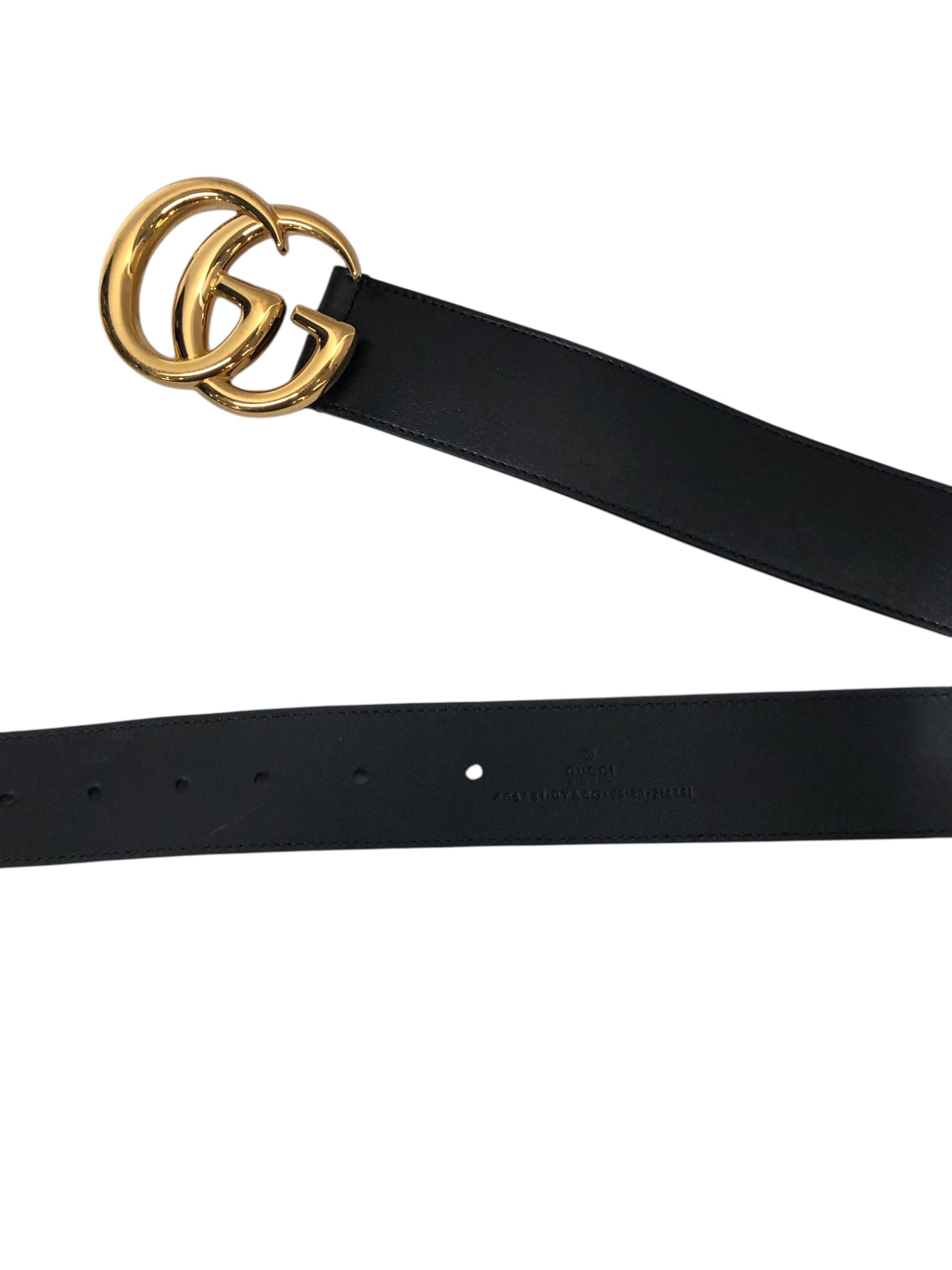 GUCCI/Belt/Leather/BLK/M's/ view 2