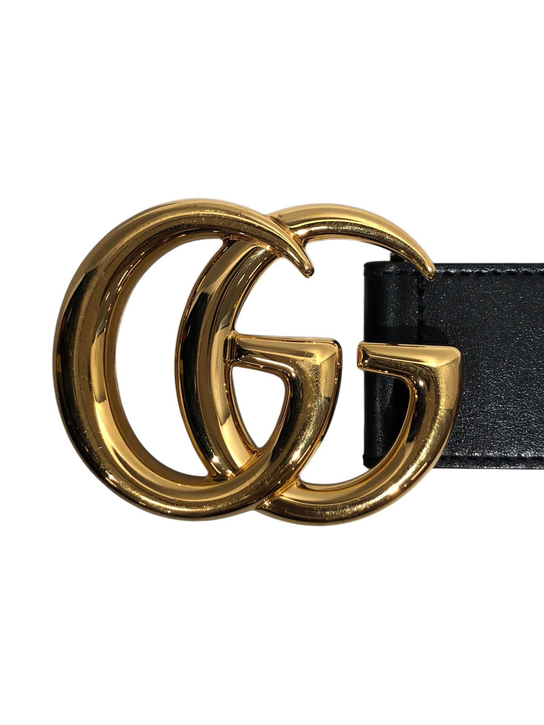 GUCCI/Belt/Leather/BLK/M's/ view 3