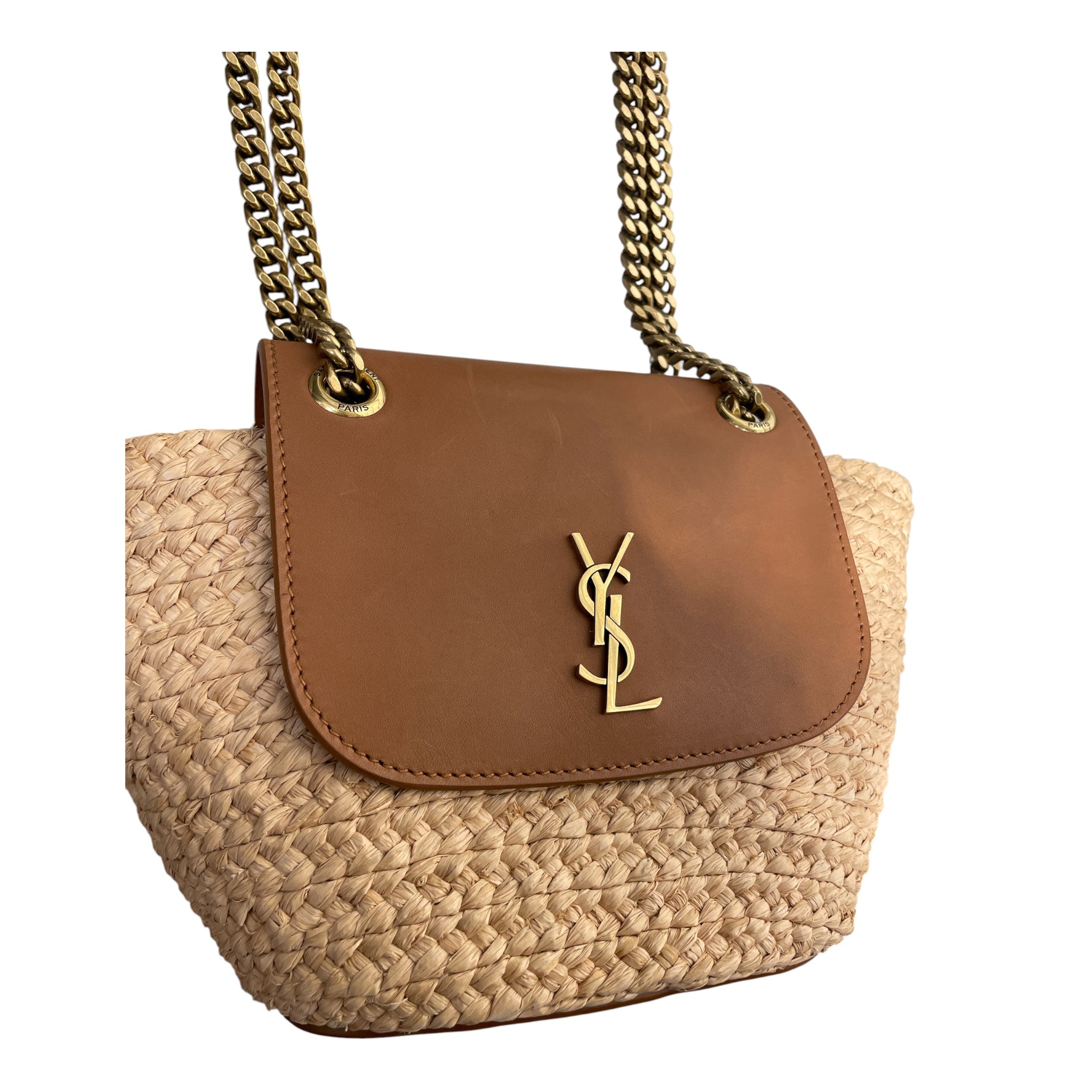 SAINT LAURENT/Cross Body Bag/Leather/CML/MINI MANON BAG view 6