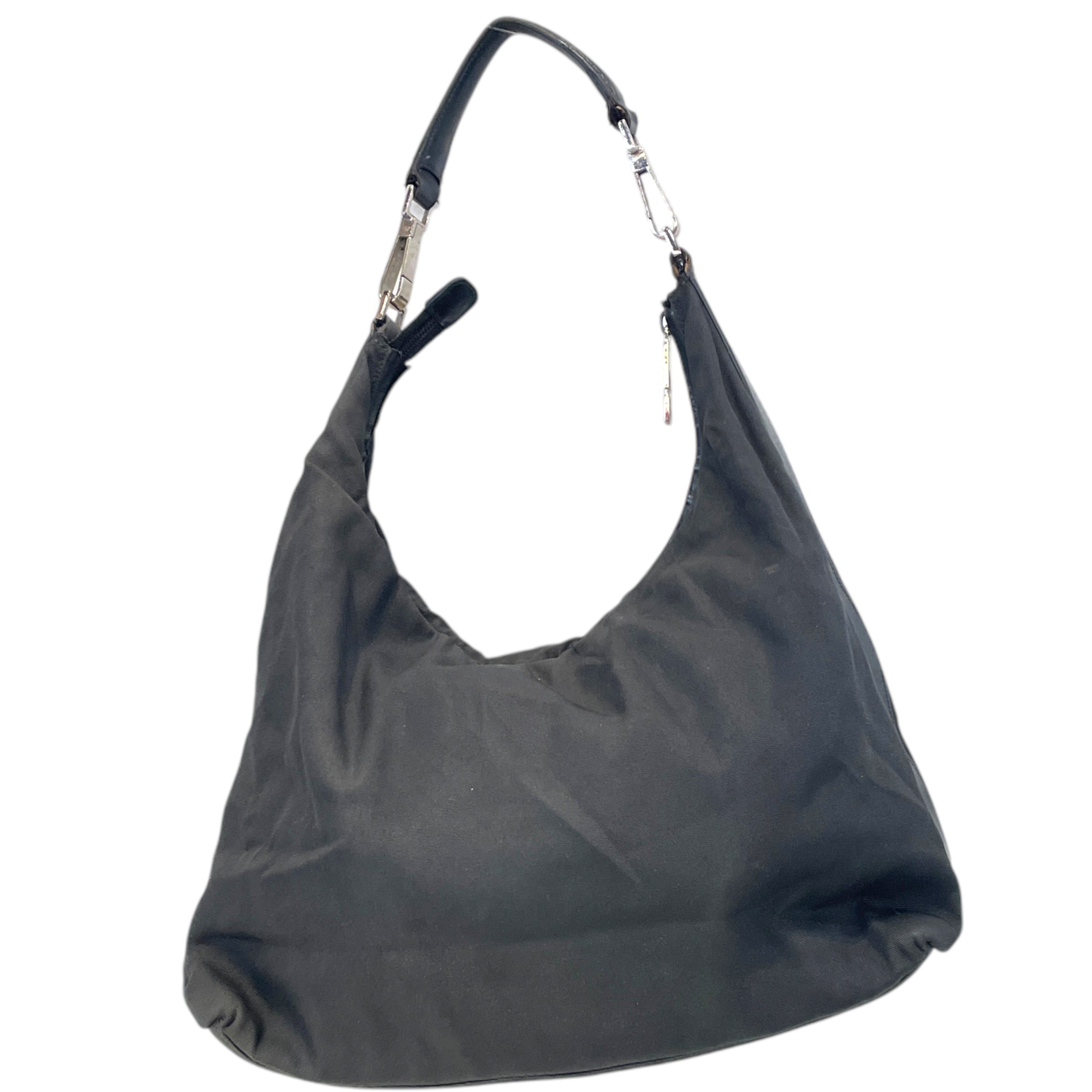GUCCI/Hand Bag/Nylon/BLK/hobo view 1