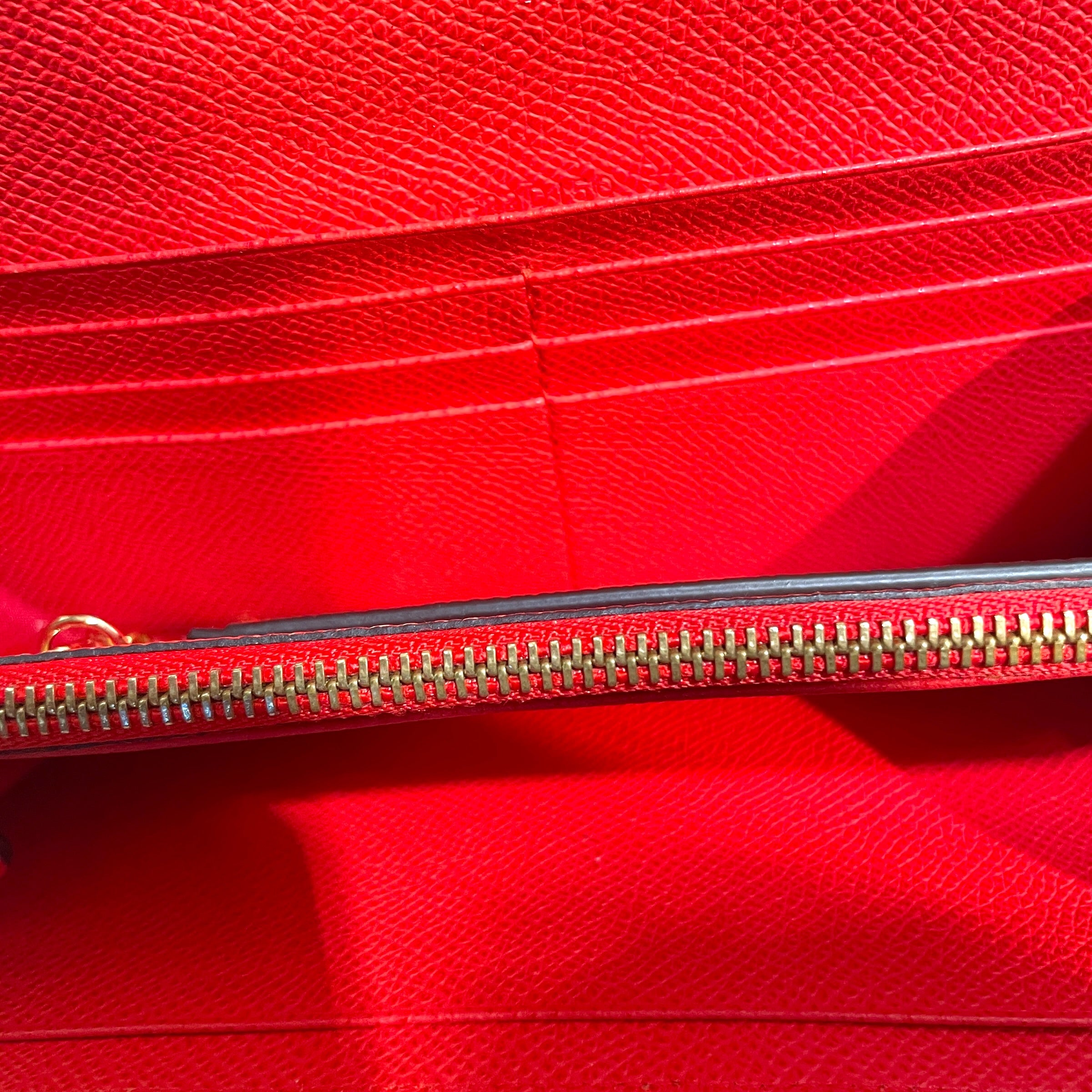 Salvatore Ferragamo/Long Wallet/Leather/RED/Gancini Continental view 3