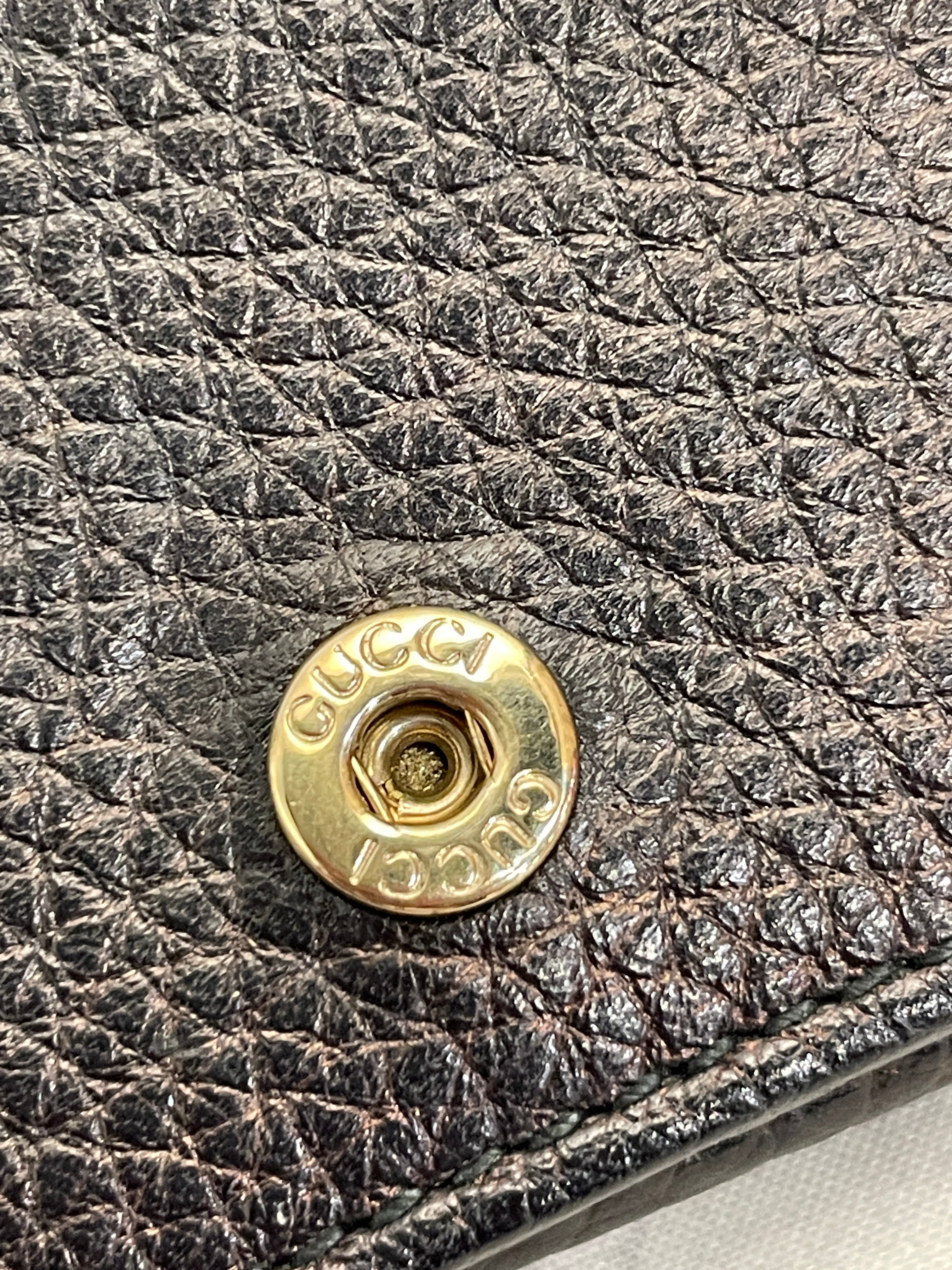 GUCCI/Cross Body Bag/Leather/BLK/SOHO TOP view 7