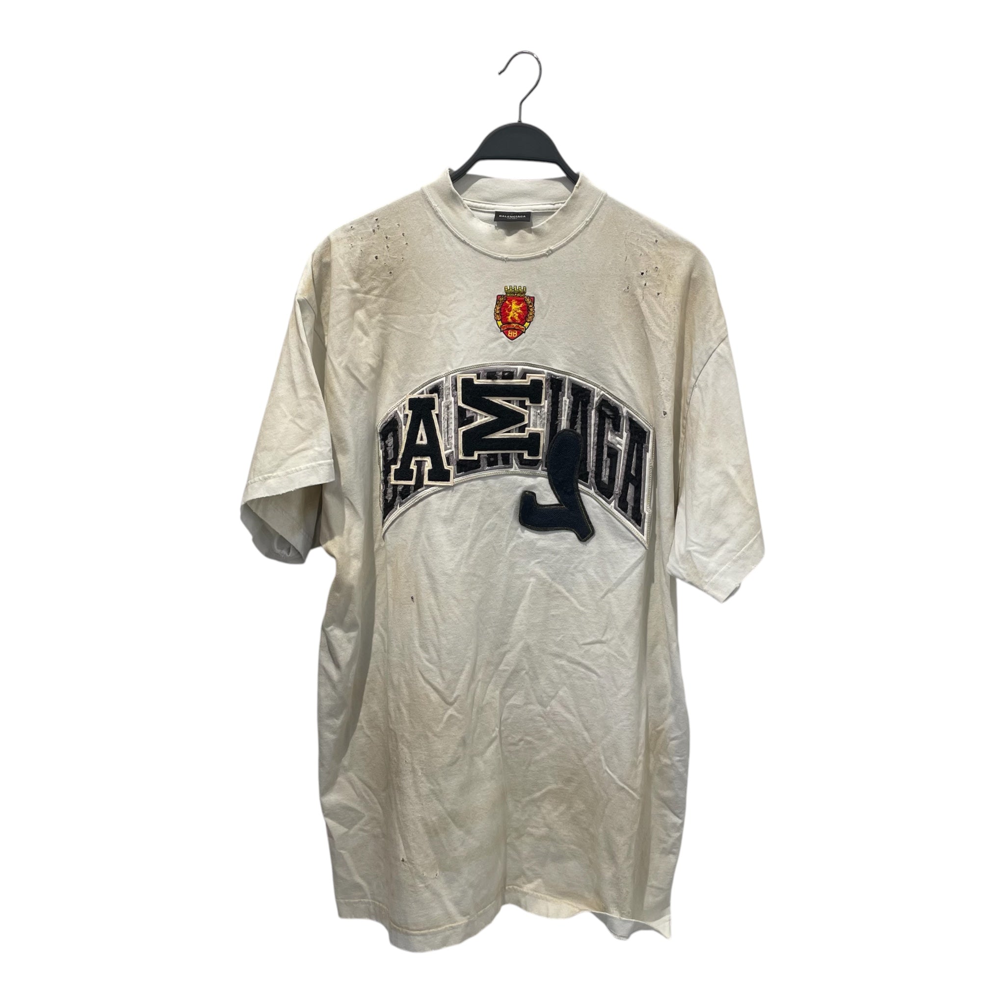 BALENCIAGA/T-Shirt/2/Cotton/CRM/Graphic/BALENCIAGA SKATER T-SHIRT view 1