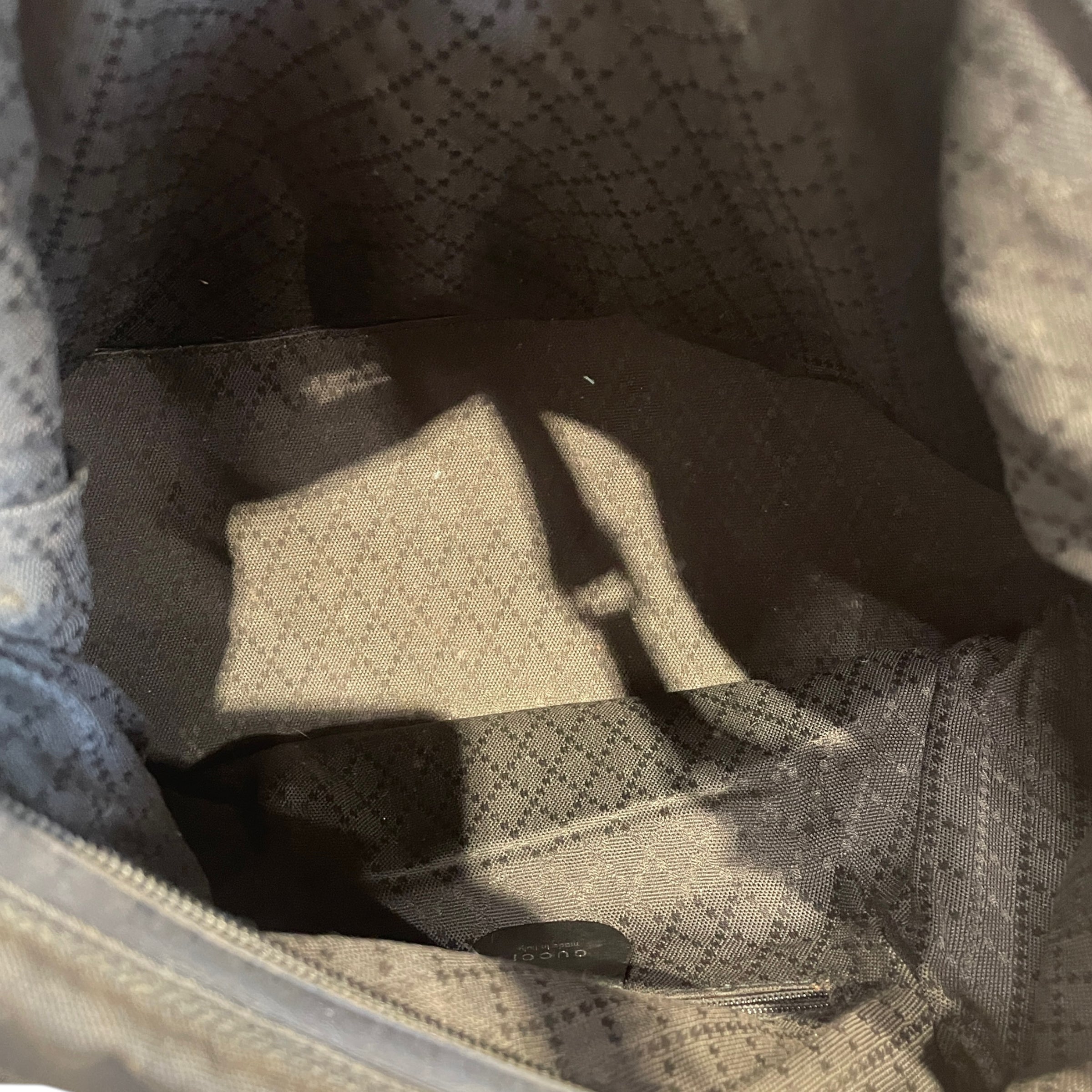 GUCCI/Hand Bag/Nylon/BLK/hobo view 5