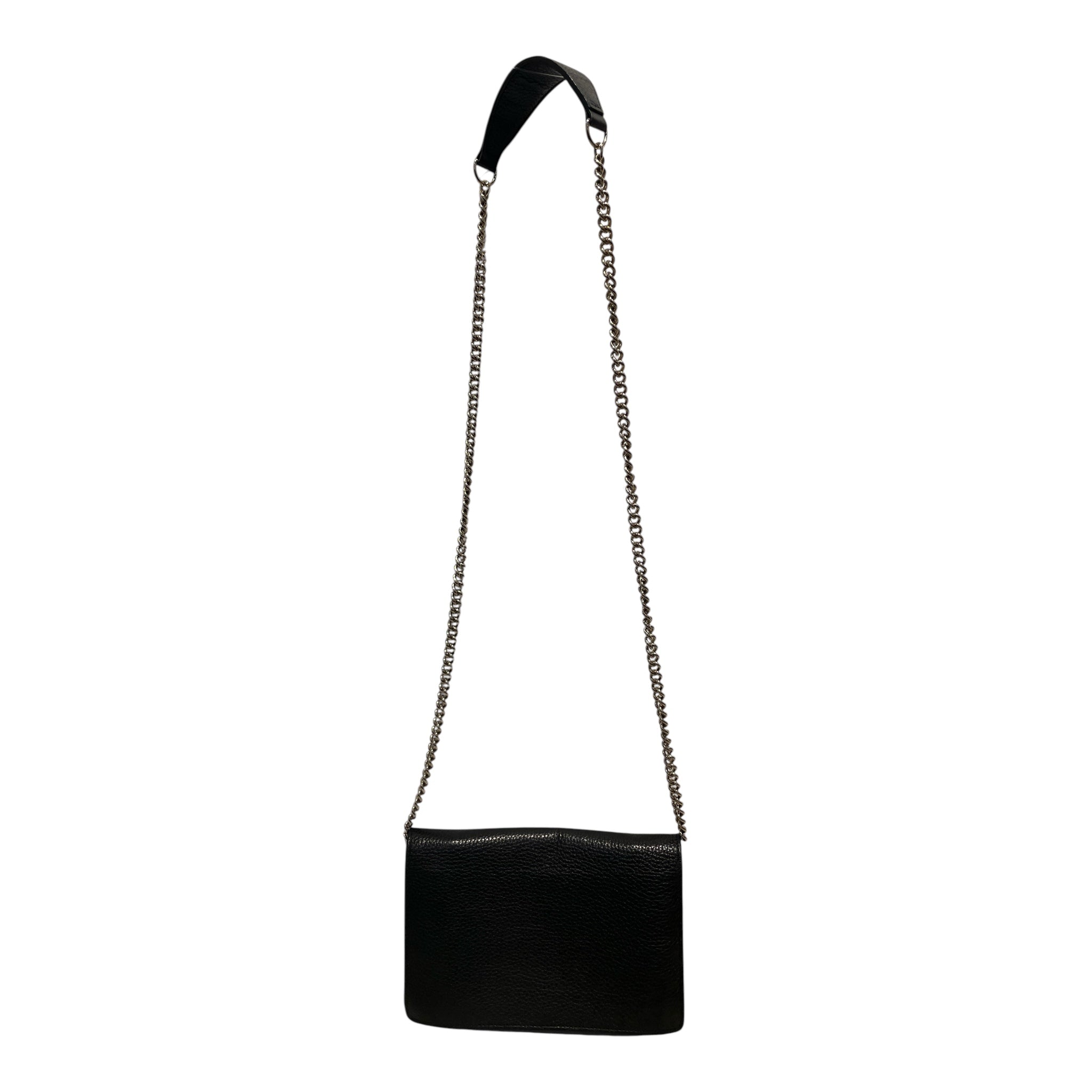 GUCCI/Cross Body Bag/Leather/BLK/SOHO TOP view 2